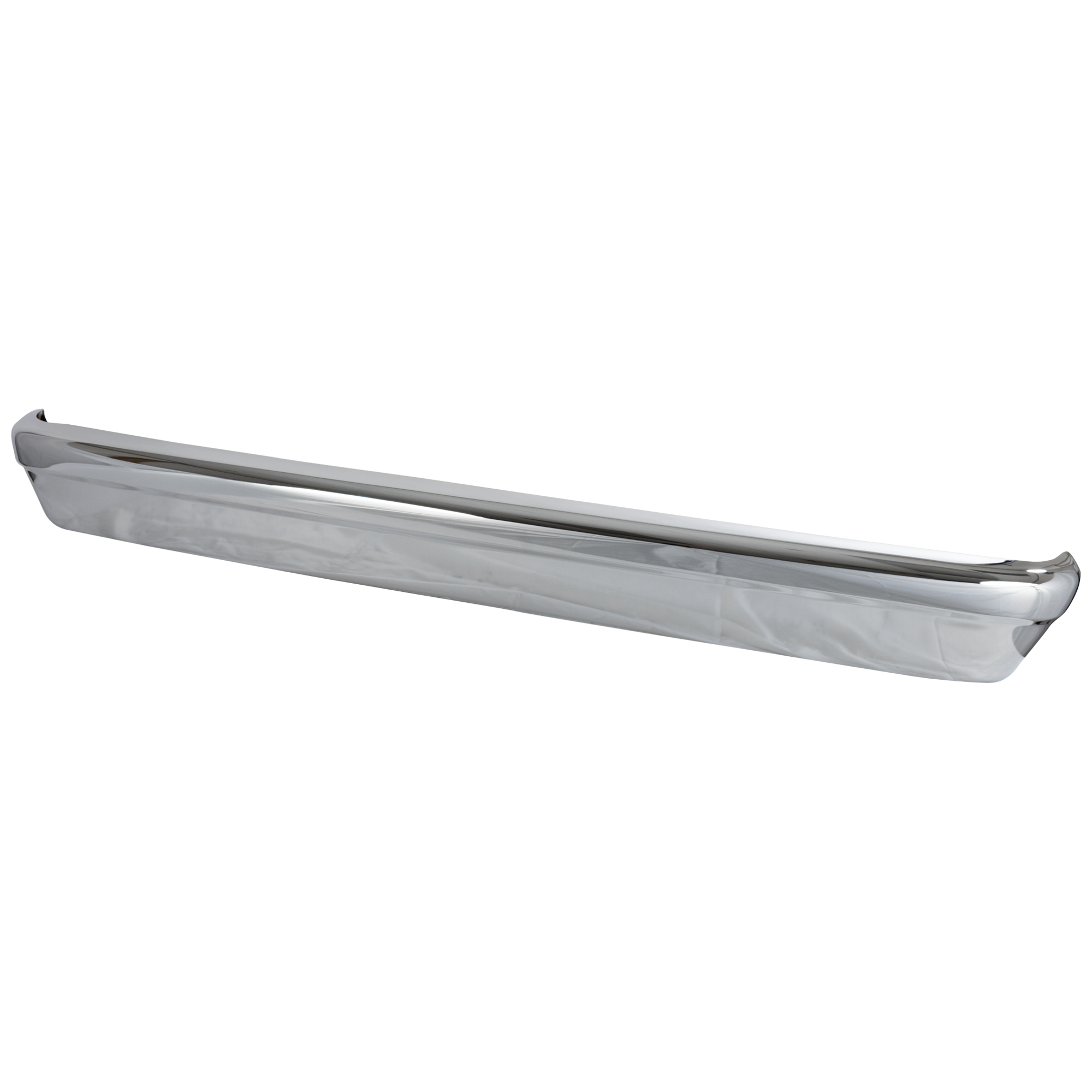 AM ECONOLINE VAN 05-14 REAR BUMPER Face Bar Chrome w o Molding Holes and Rear Object Sensor Holes SKU 7528 Partslink FO1102362 OEM 7C2Z17906F