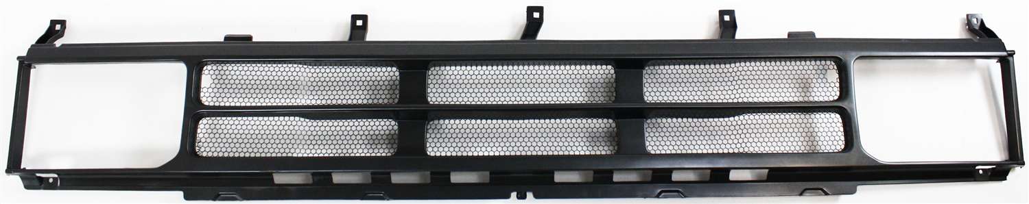 AM NISSAN P U 88-89 PATHFINDER 87-89 GRILLE Plastic Painted Black Shell and Insert 2WD 4WD Composite Headlight SKU 756-1 Partslink NI1200112 OEM 6231041G00