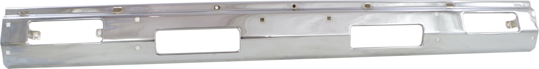 AM NISSAN P U PATHFINDER 86-92 FRONT BUMPER Chrome w Top Pad Holes SKU 758 Partslink NI1002107 OEM 6202209G25