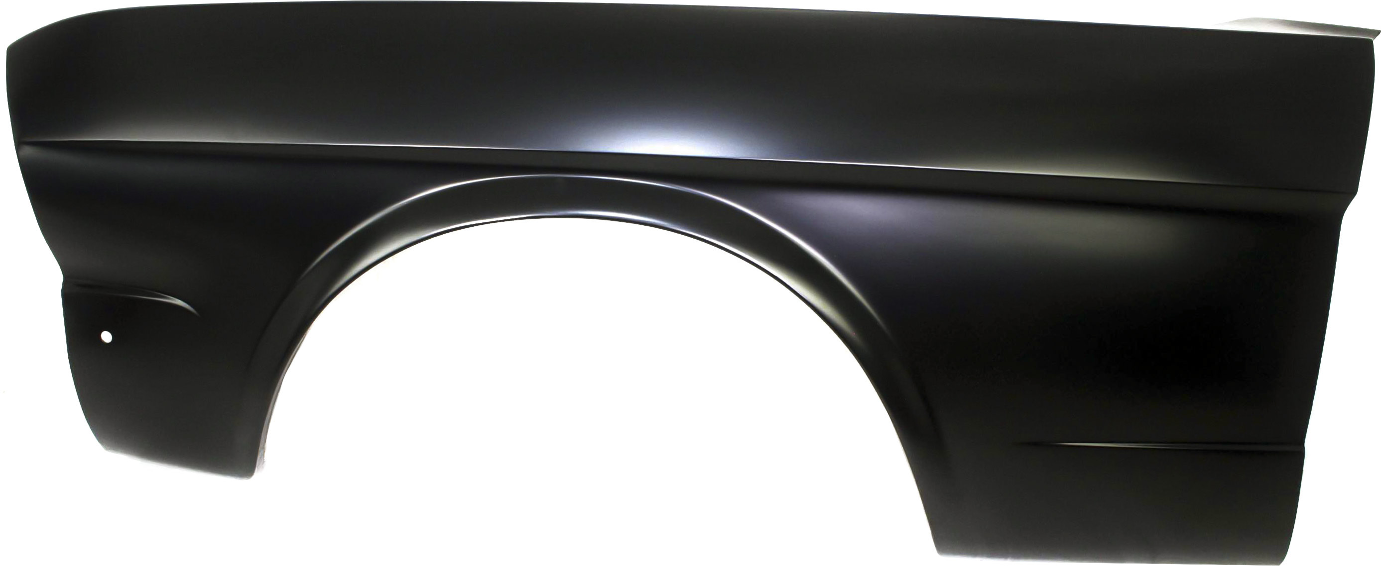 AM MUSTANG 64-66 FRONT FENDER LH Primed SKU 7662 Partslink FO1240101 OEM C5ZZ16006A