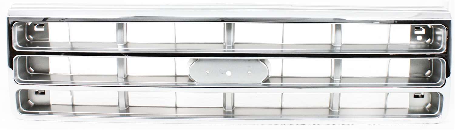 AM F SERIES 87-88 GRILLE Chrome Shell Painted Argent Insert SKU 7729 Partslink FO1200129 OEM E7TZ8200B