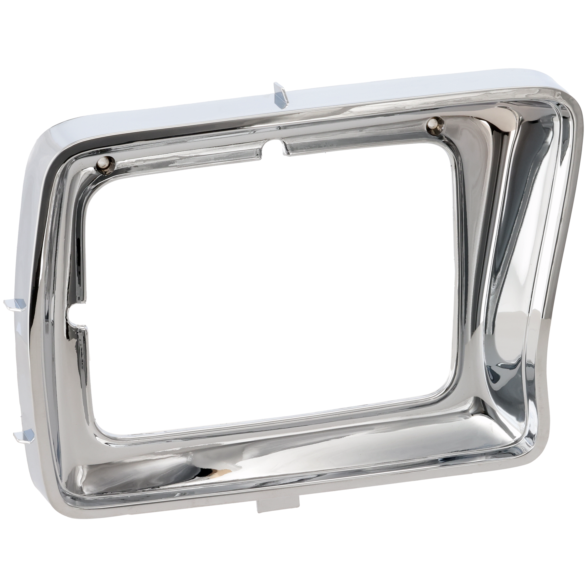 AM F SERIES 78-79 HEAD LAMP DOOR RH Chrome With Rectangular Headlamps SKU 7735-1 Partslink FO2513115 OEM D8TZ13064E