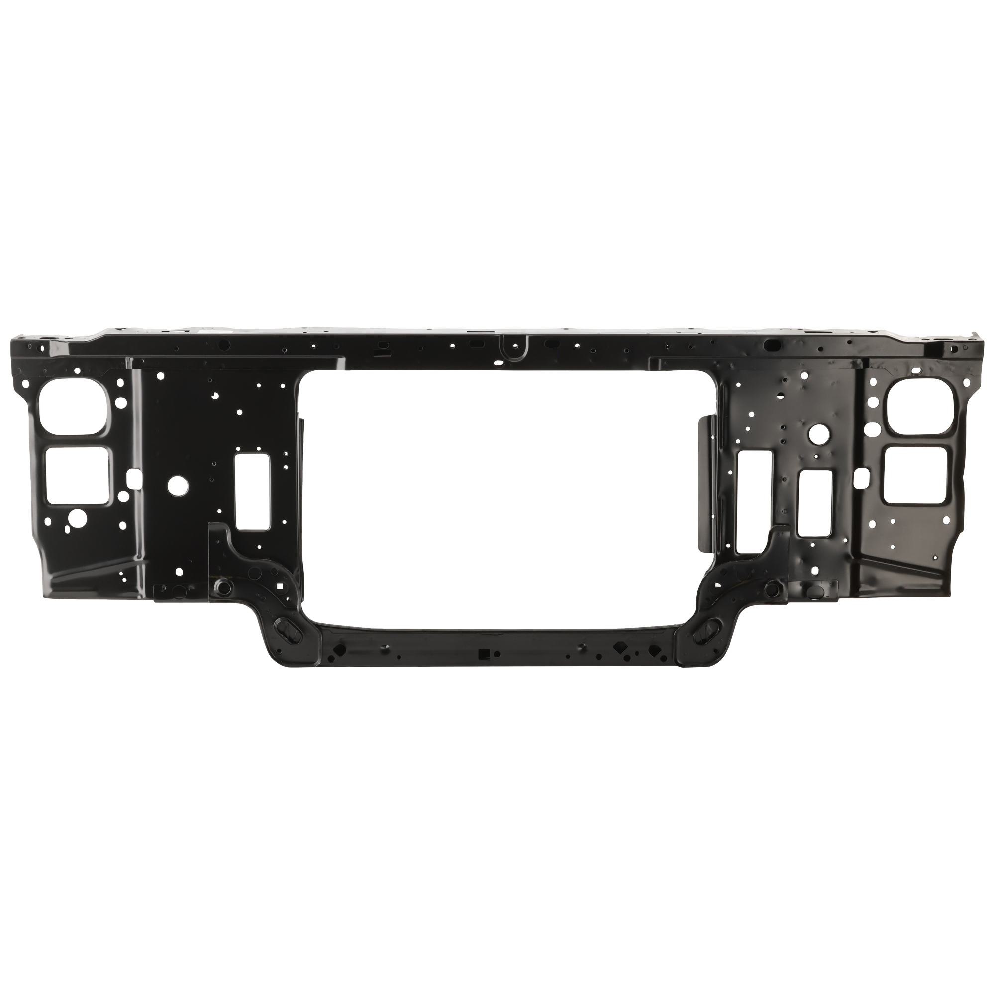 AM F SERIES 92-97 RADIATOR MOUNT Assembly Black Steel Gas Engine SKU 7770 Partslink FO1225122 OEM F4TZ16138B
