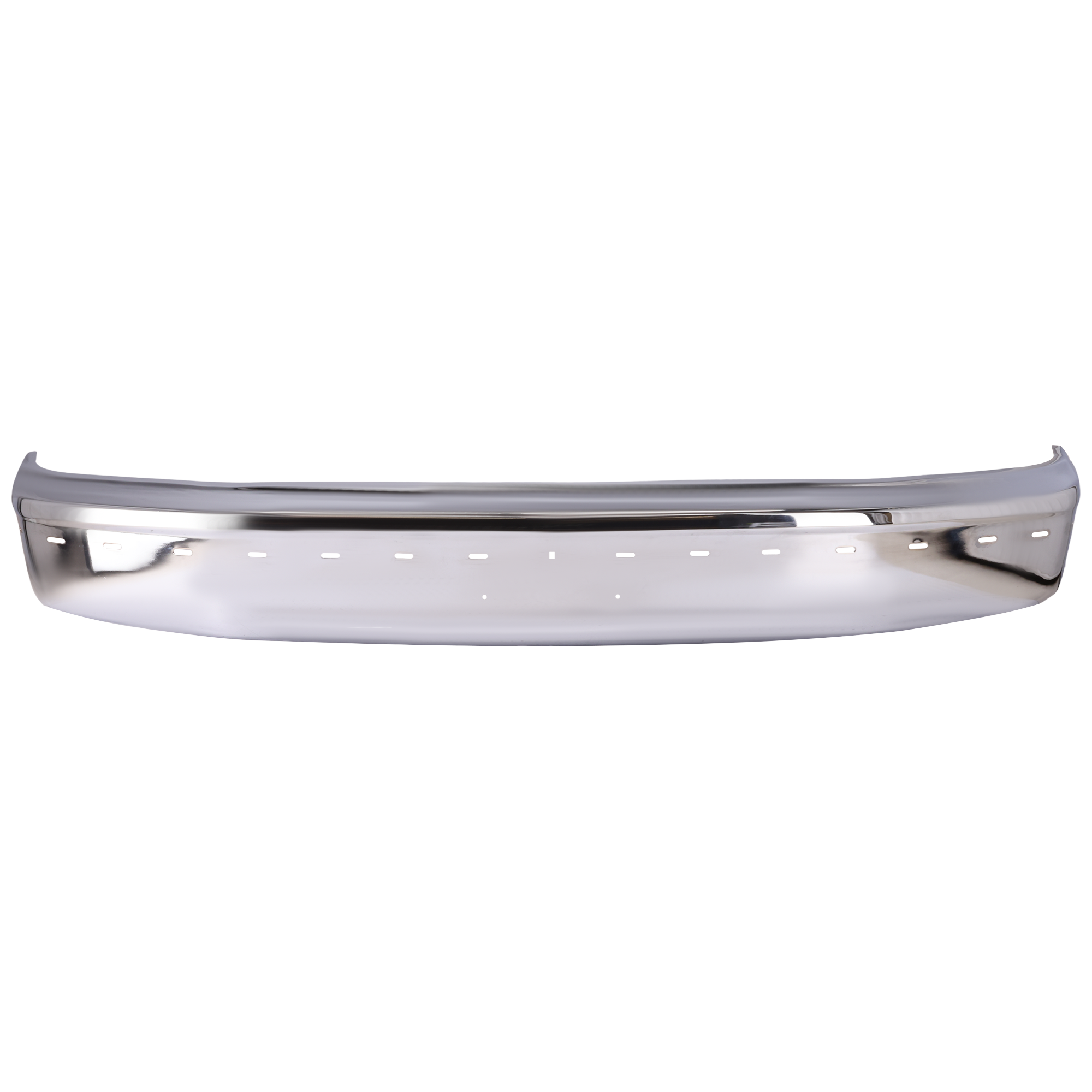 AM F SERIES 92-97 FRONT BUMPER Face Bar Chrome w Molding Holes w o Air Holes SKU 7785 Partslink FO1002237 OEM F2TZ17757B