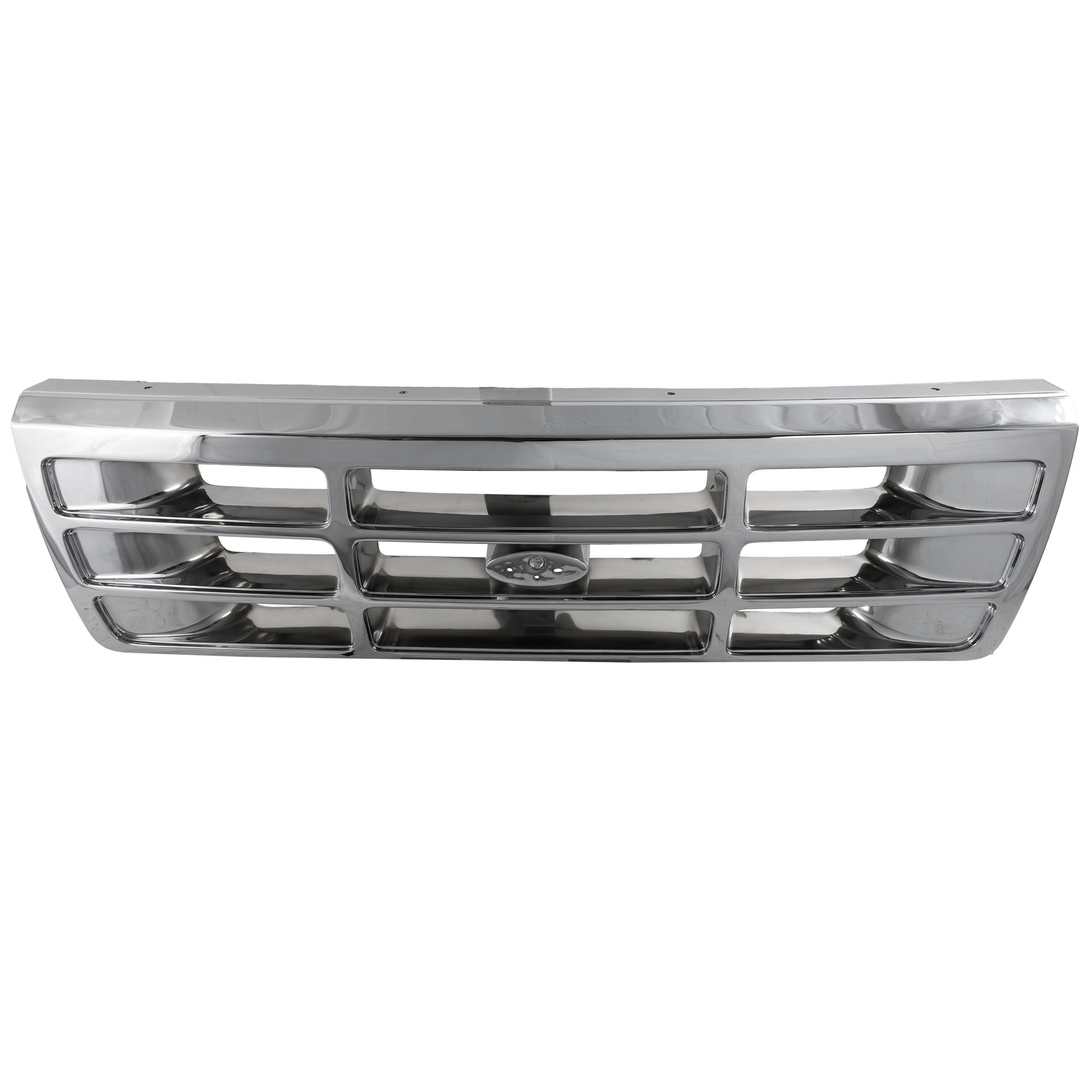 AM F SERIES 92-97 GRILLE Plastic Chrome Shell Painted Gray Insert SKU 7790 Partslink FO1200173 OEM F4TZ8200A