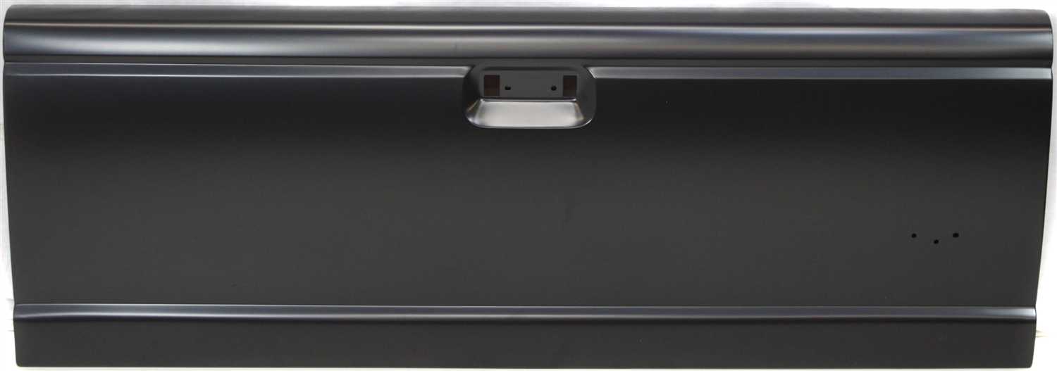 AM MAZDA PICKUP 94-10 TAILGATE Steel Primed Styleside w Emblem Hole SKU 7835-1 Partslink FO1900112 OEM 1F7065600