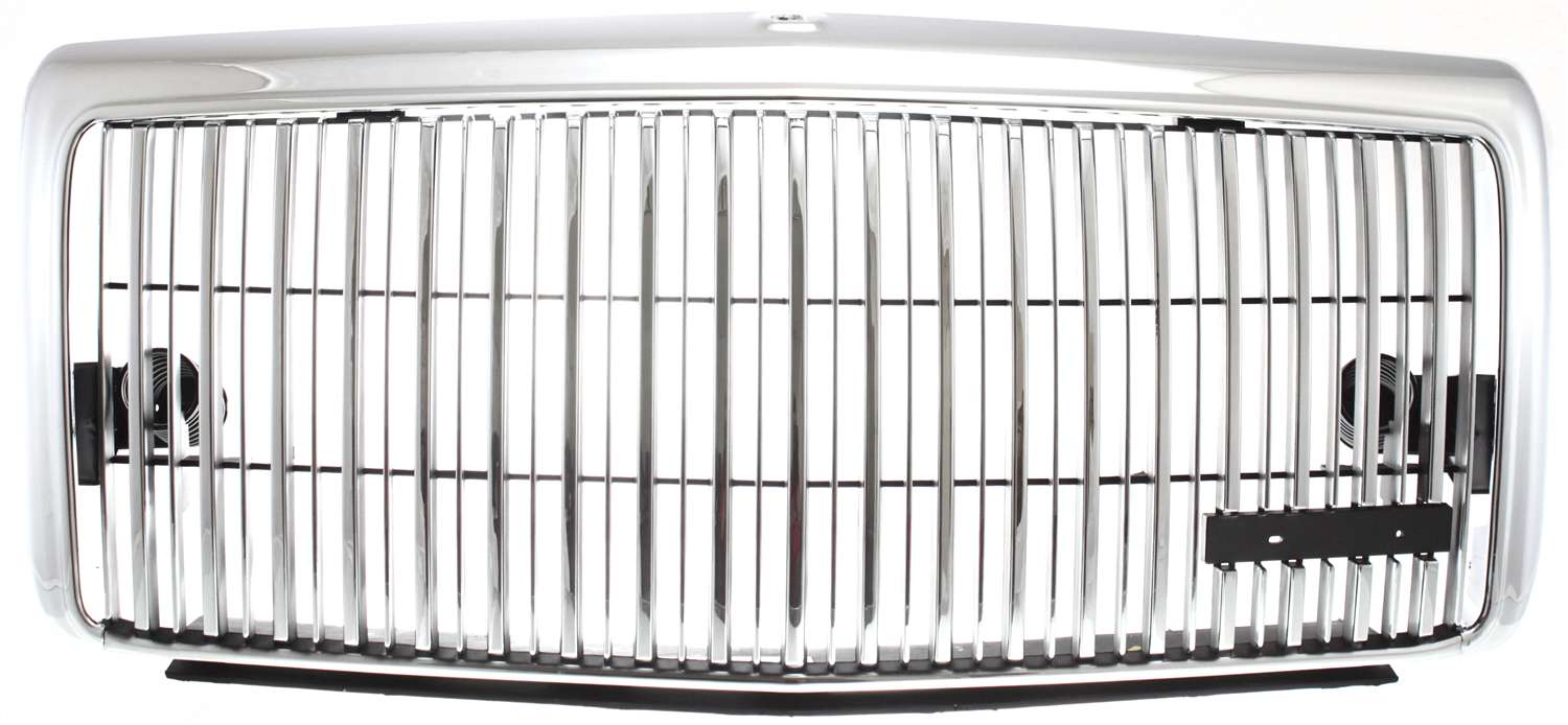AM TOWN CAR 95-97 GRILLE Chrome SKU 8077 Partslink FO1200333 OEM F5VY8200A