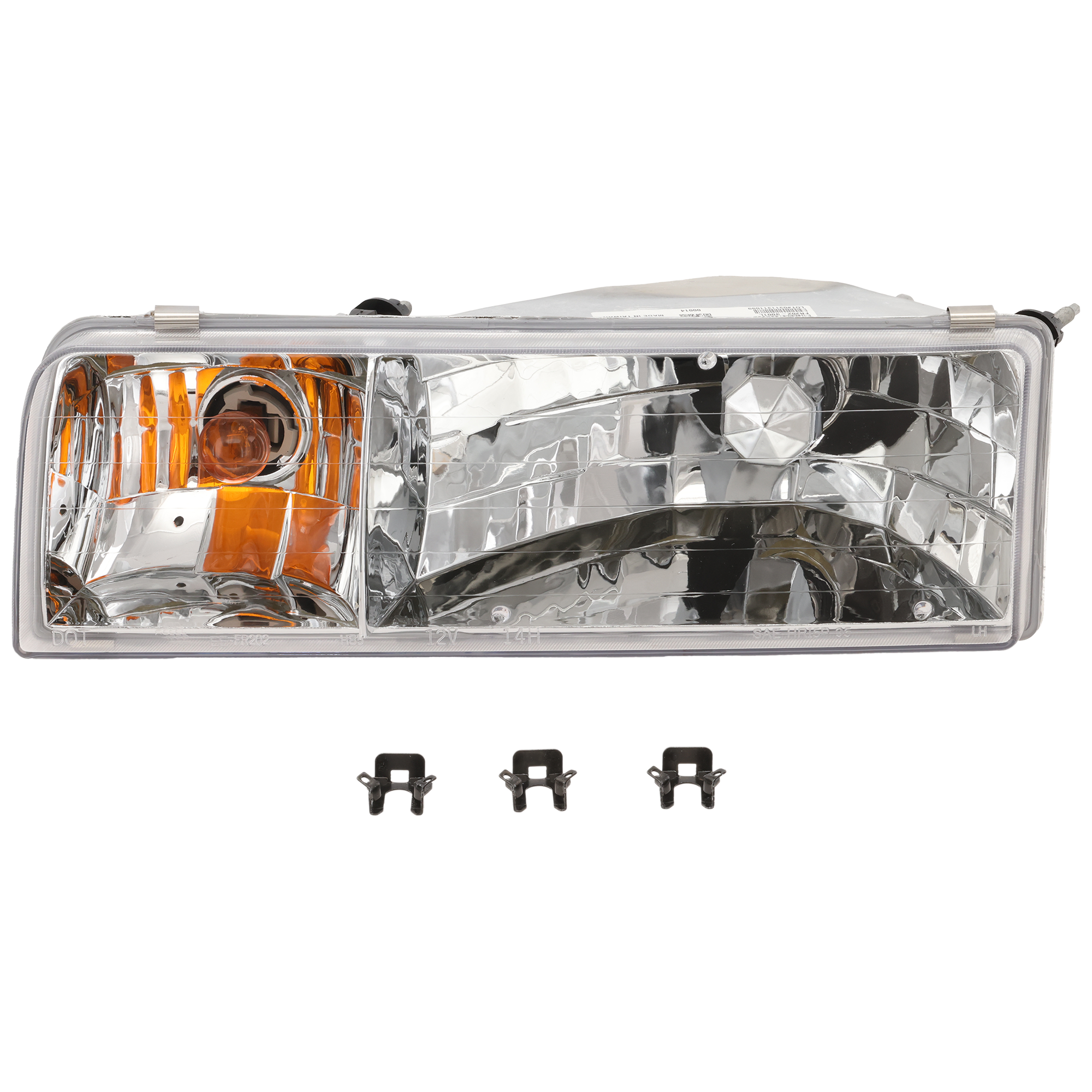 AM TOWN CAR 95-97 HEAD LAMP LH Assembly Halogen SKU 8081 Partslink FO2502141 OEM F5VY13008B