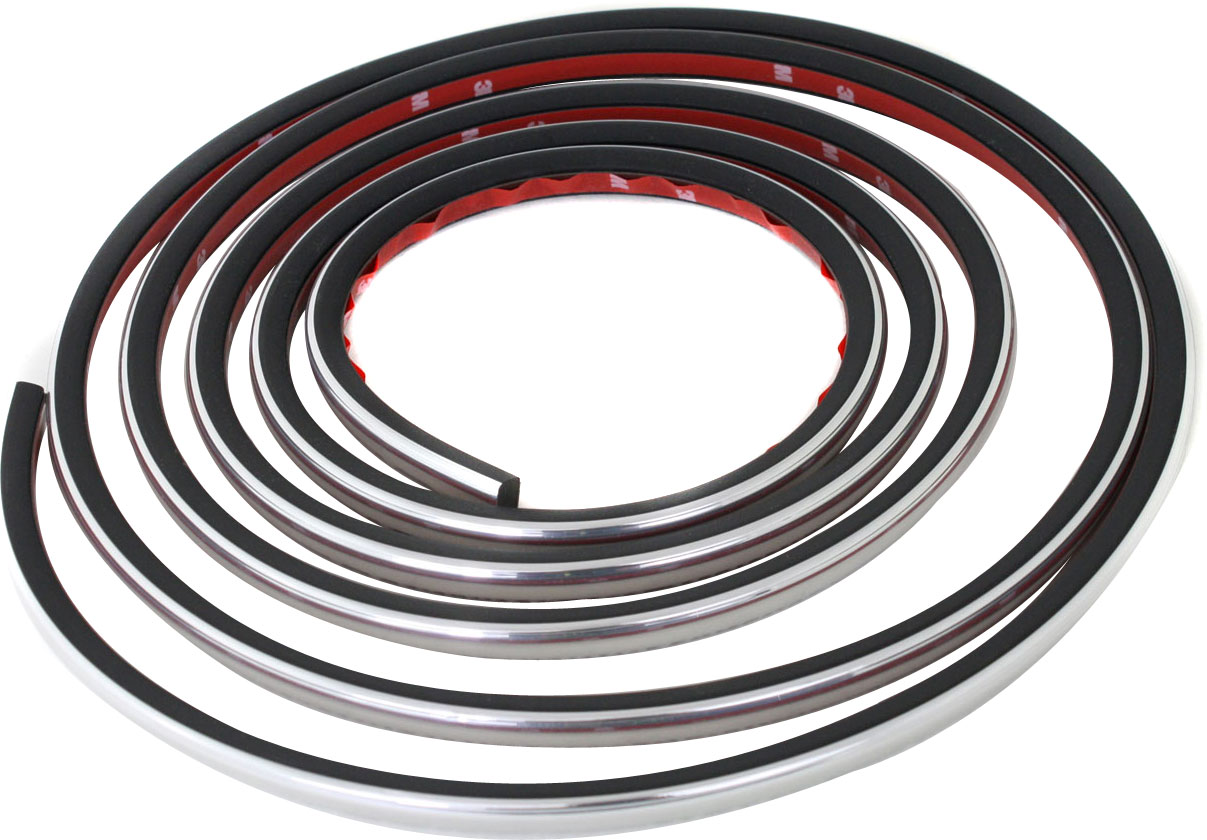 AM GRAND MARQUIS 95-97 REAR BUMPER MOLDING Impact Strip Plastic Chrome SKU 8090 Partslink FO1157218 OEM F5MY17C830A