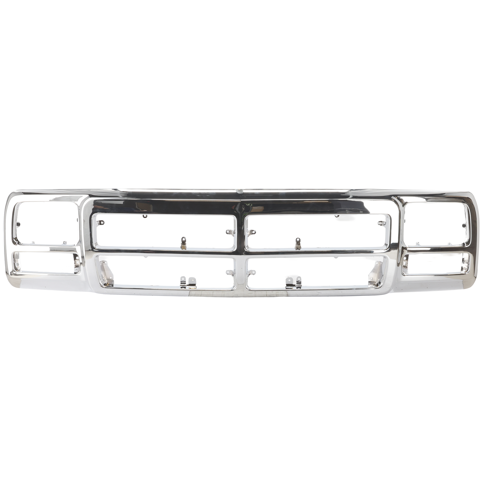 AM DODGE FULL SIZE P U 91-93 GRILLE FRAME Chrome SKU 9302 Partslink CH1200137 OEM 83506568AB