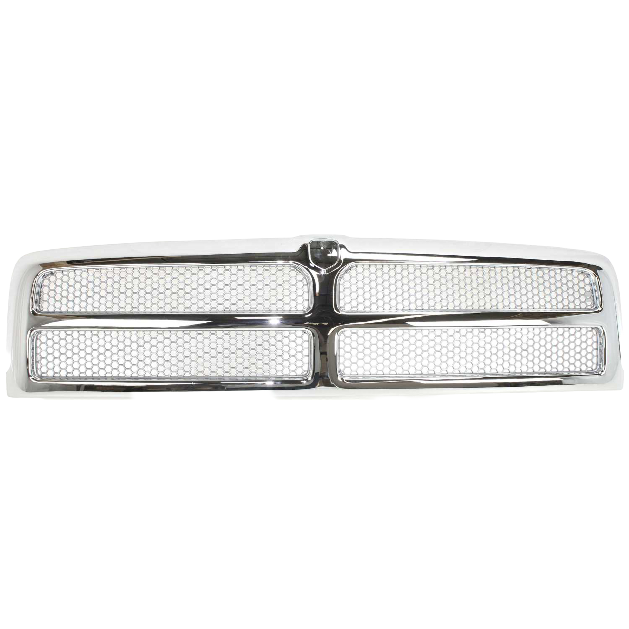 AM RAM 1500-94-01-2500-3500-94-02 GRILLE Honeycomb Insert Chrome Shell Painted Silver Insert SKU 9354 Partslink CH1200178 CH1200244 OEM 55055252-55076550AB