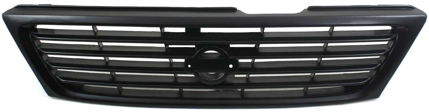 AM 200SX SENTRA 95-97 GRILLE Textured Black Shell and Insert SKU 9553 Partslink NI1200163 OEM 623101M225