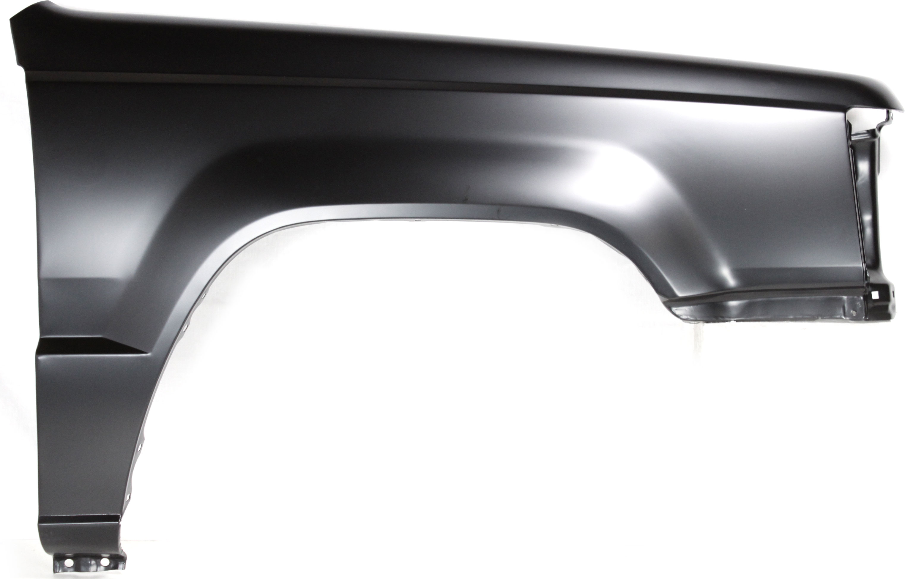 AM RAM 50 P U 87-93 MIGHTY MAX 87-96 FRONT FENDER RH Primed 2WD SKU 971 Partslink MI1241107 OEM MB506106