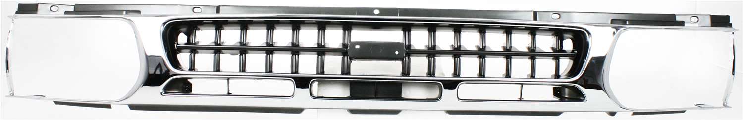 AM PATHFINDER 96-99 GRILLE Chrome Shell Painted Dark Argent Insert To 12-98 SKU 9755 Partslink NI1200176 OEM 623100W401