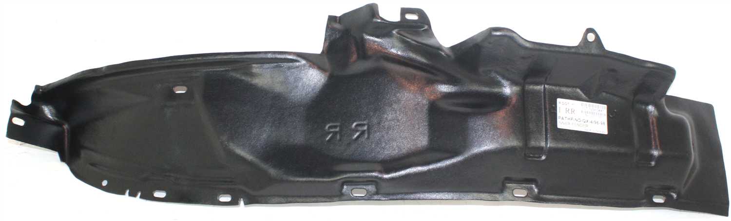 AM PATHFINDER 99-04 FRONT FENDER LINER RH Rear Section From 12-98 SKU 9757-1 Partslink NI1251116 OEM 638422W100