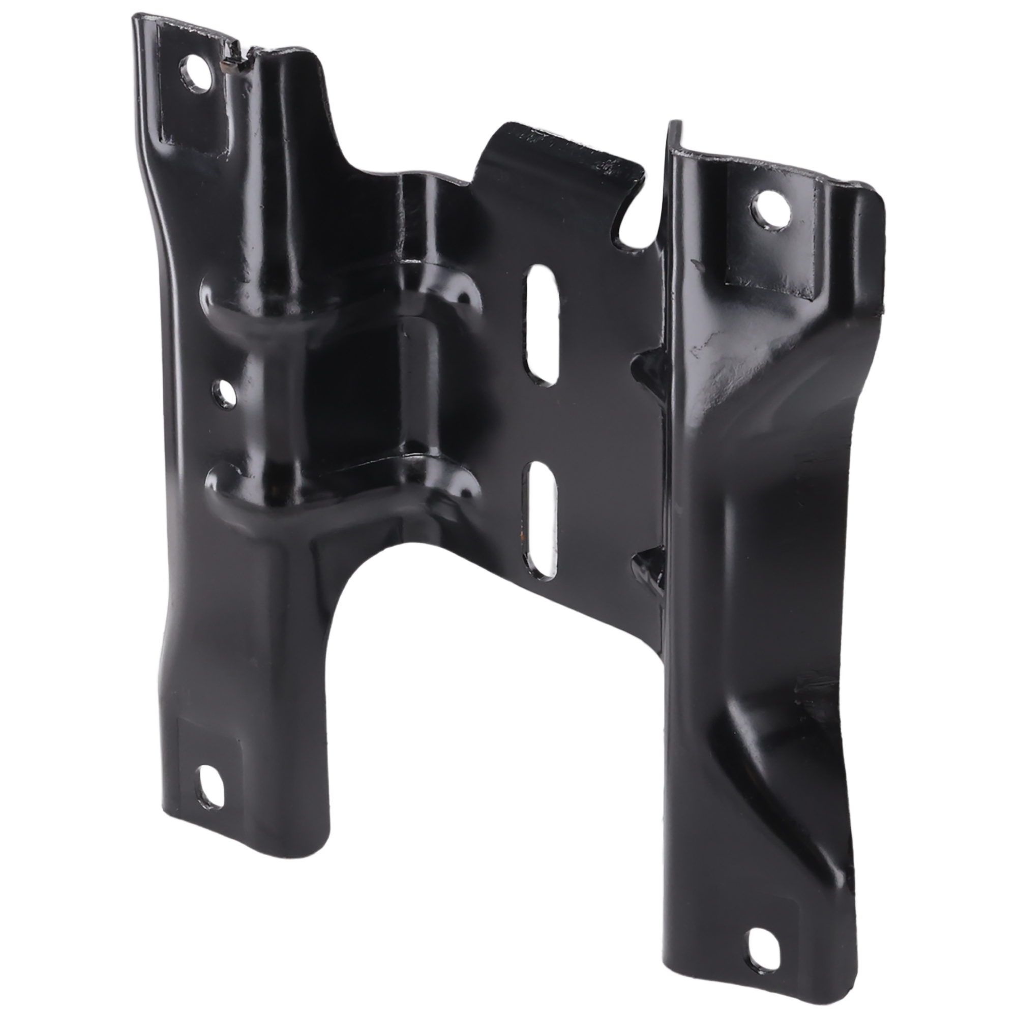 AM F 150-97-98 FRONT BUMPER BRACKET LH Plate 4WD w o Lightning Model SKU 9819 Partslink FO1066115 OEM F65Z17B985BA