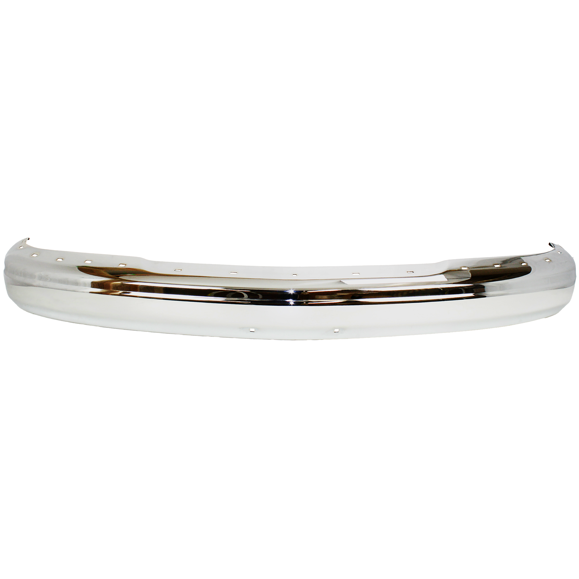 AM EXPRESS SAVANA VAN 96-02 FRONT BUMPER Chrome w Pad Holes SKU 9886 Partslink GM1002414 OEM 15075735