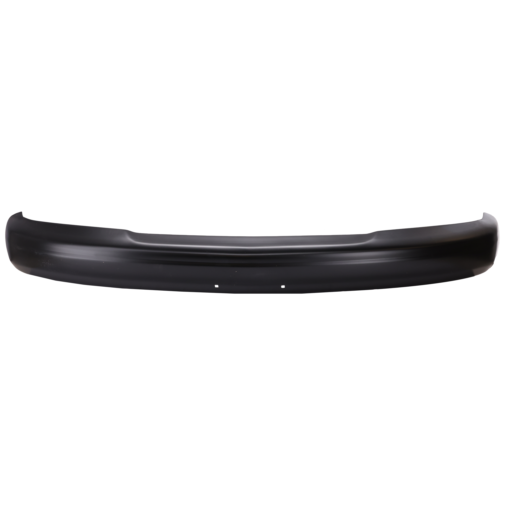 AM EXPRESS SAVANA VAN 96-02 FRONT BUMPER Black w o Pad Holes SKU 9887 Partslink GM1002810 OEM 15075738