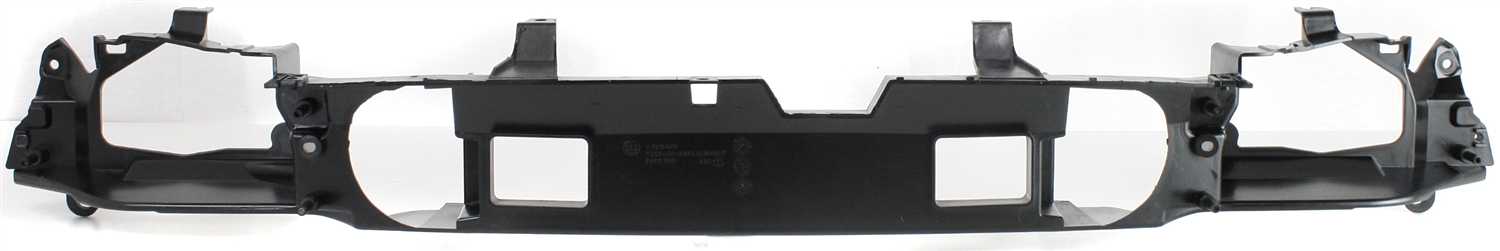 AM ESCORT 98-03 HEADER PANEL Headlight Mounting Panel ABS Plastic ZX2 Model Coupe SKU 9922 Partslink FO1220211 OEM F8CZ8A284AA