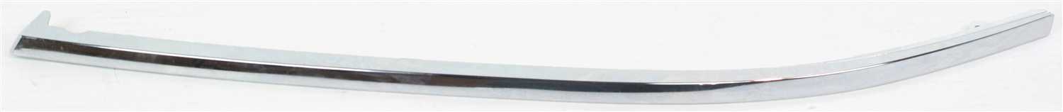 AM A6-98-04 FRONT BUMPER MOLDING LH Chrome Plastic SKU A016104 Partslink AU1046100 OEM 4B08071732ZZ
