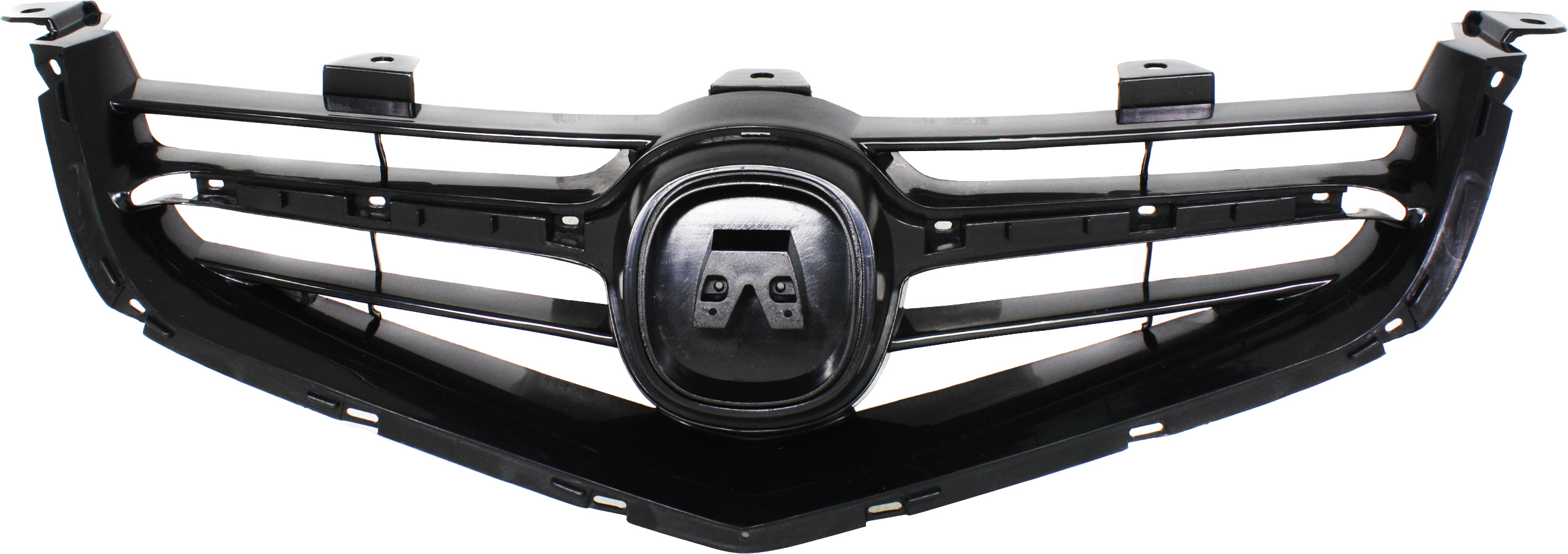 AM TSX 04-05 GRILLE Painted Black Shell and Insert SKU A070104 Partslink AC1200110 OEM 71121SECA01ZA