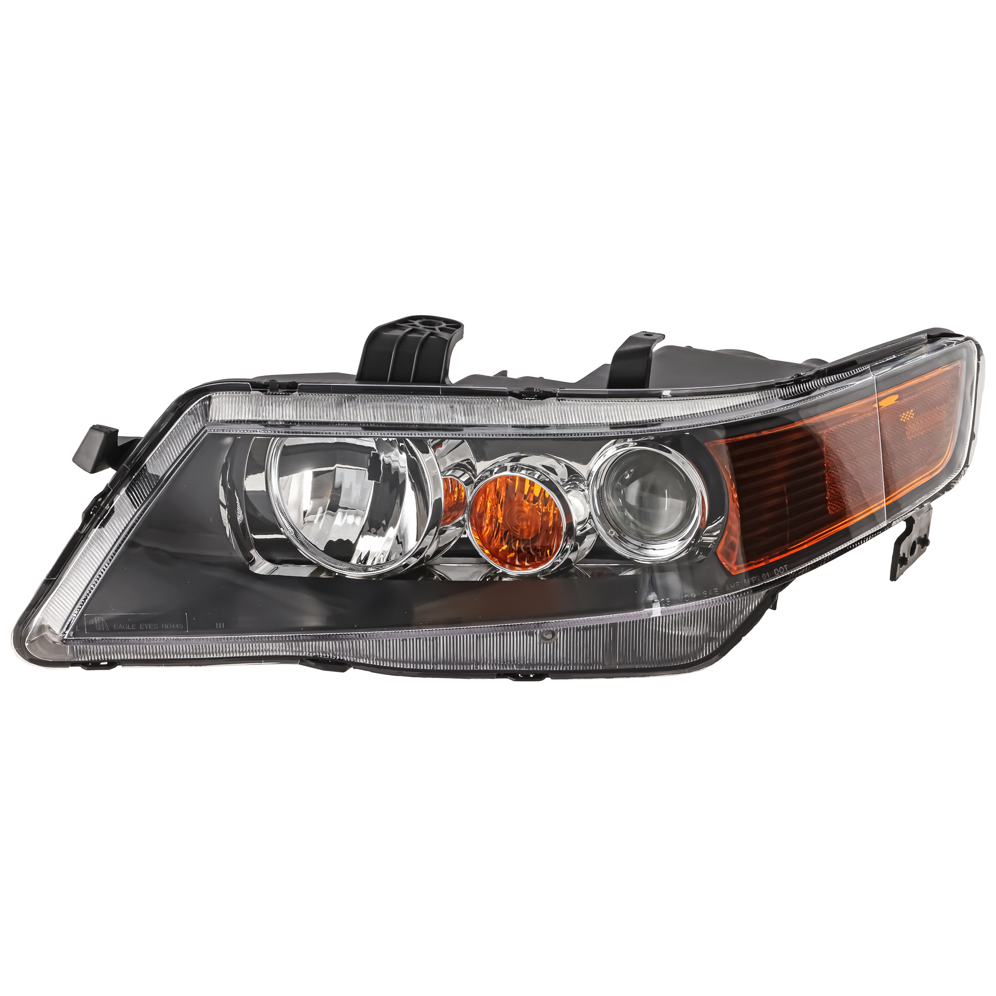 AM TSX 04-05 HEAD LAMP LH Lens and Housing HID Xenon w o HID Kit SKU A100118 Partslink AC2518106 OEM 33151SECA12