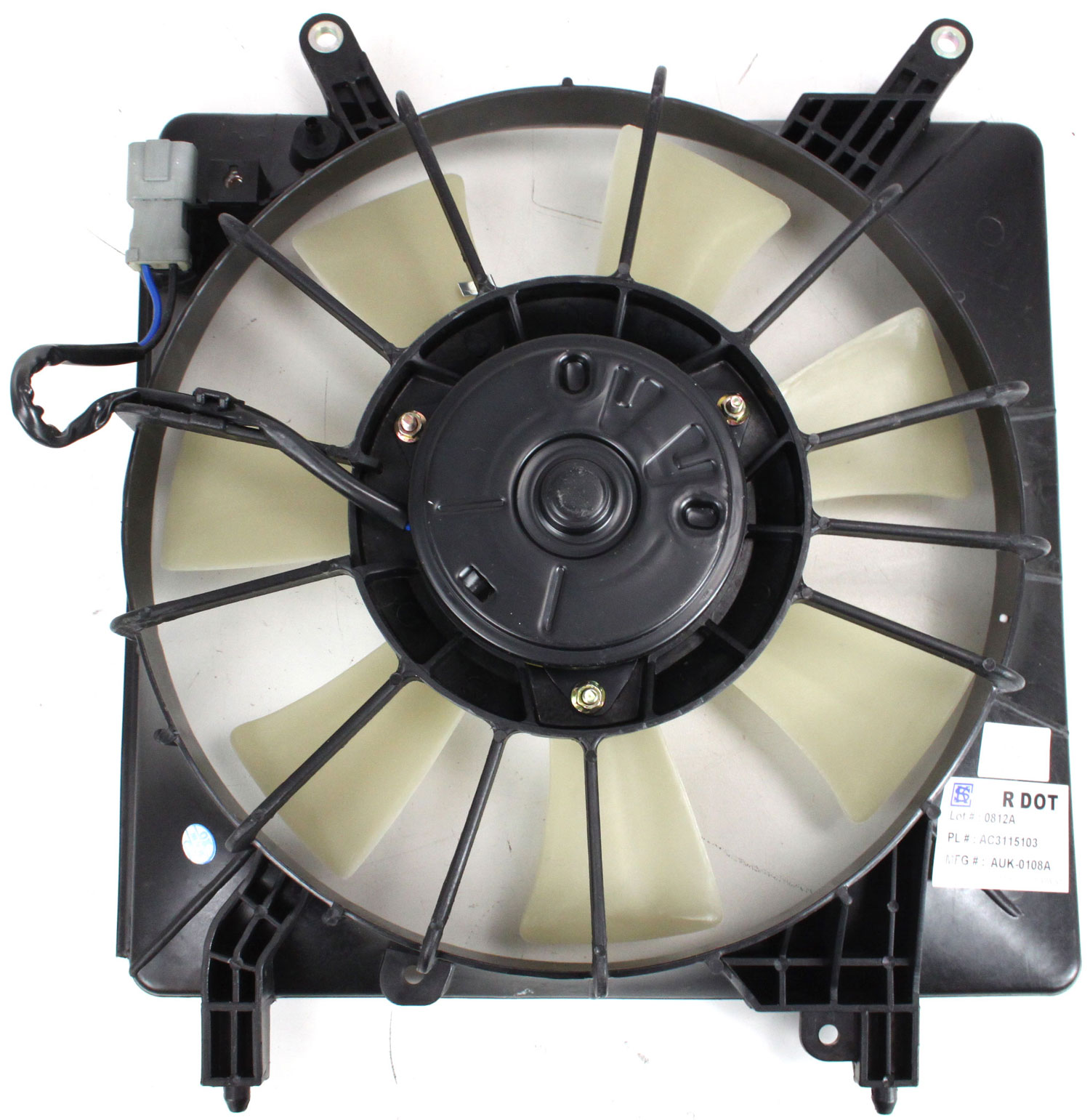 AM RSX 02-06 RADIATOR FAN ASSEMBLY Automatic Transmission SKU A160908 Partslink AC3115103 OEM 19015PNDA01