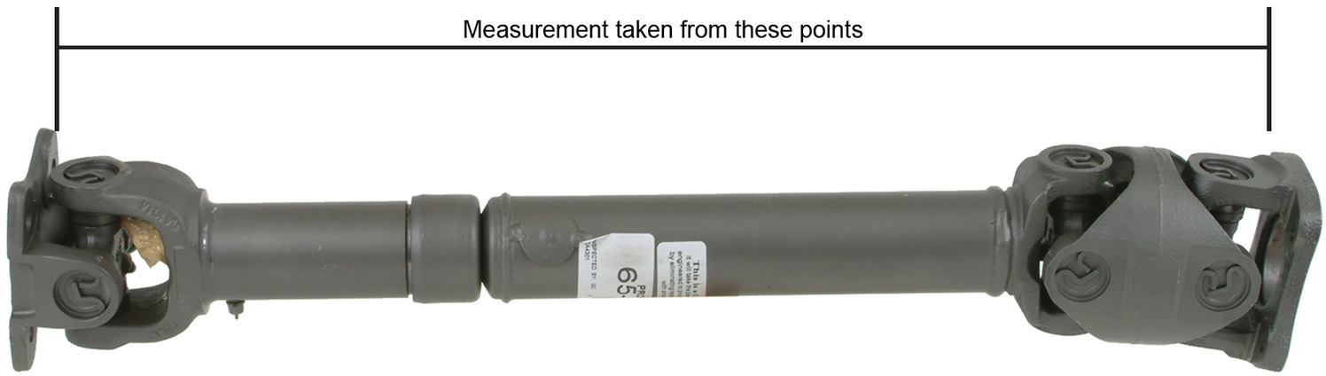 AM Driveshaft SKU A1659918