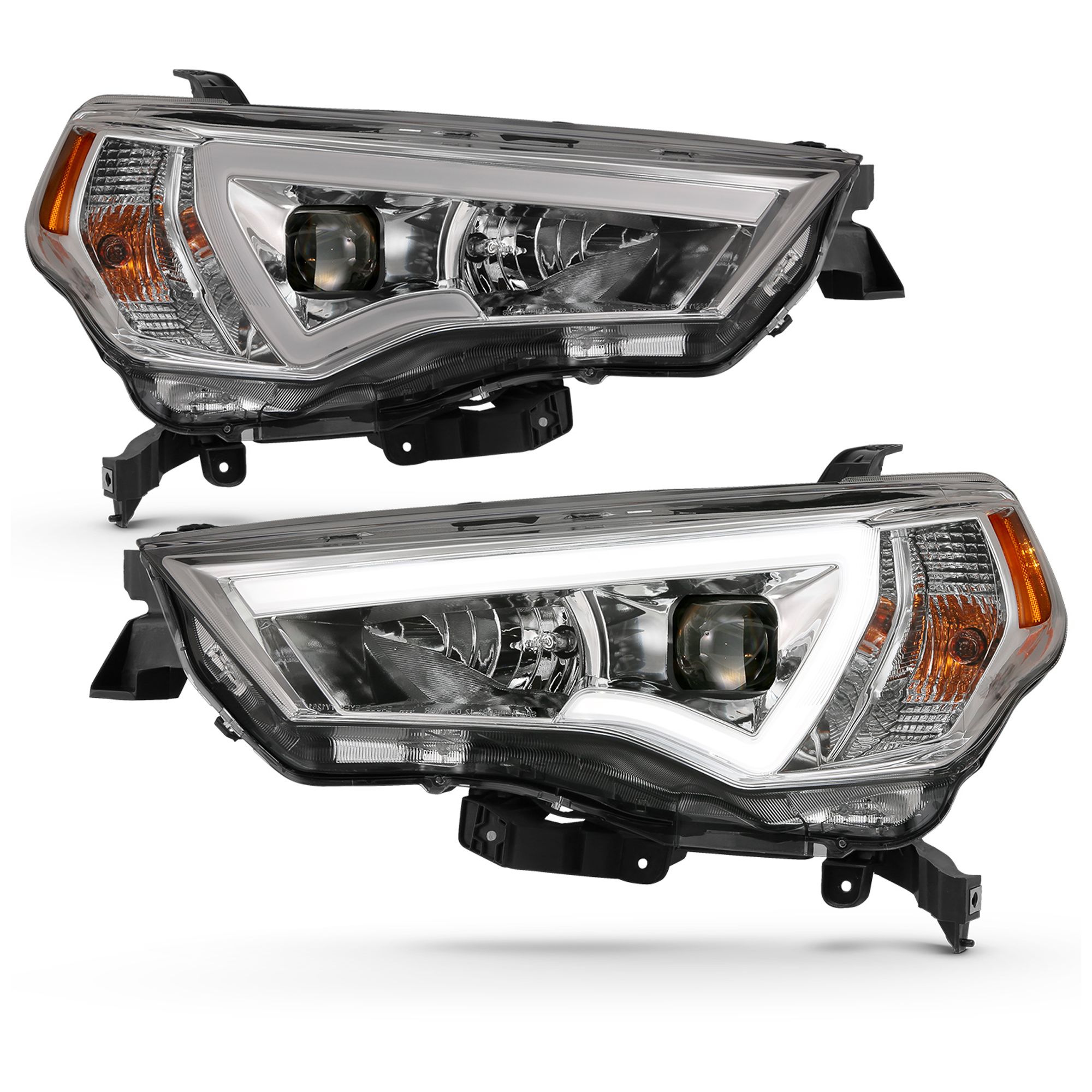 AM Projector Headlights SKU A1R111417 Partslink TO2519150 TO2518150 OEM 81130-35541-81170-35571