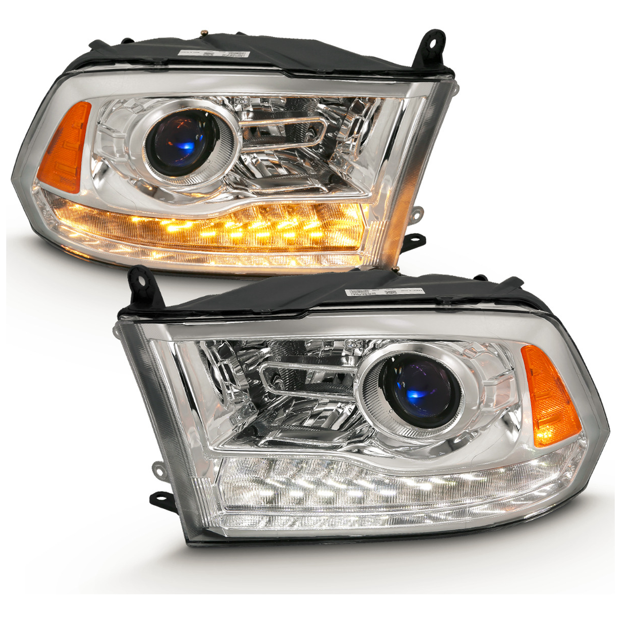AM Projector Headlights SKU A1R111440 Partslink CH2502244 CH2503244 CH2503217 CH2502217 CH2519135 CH2518135 OEM 55277409AD 55277409AE 55277409