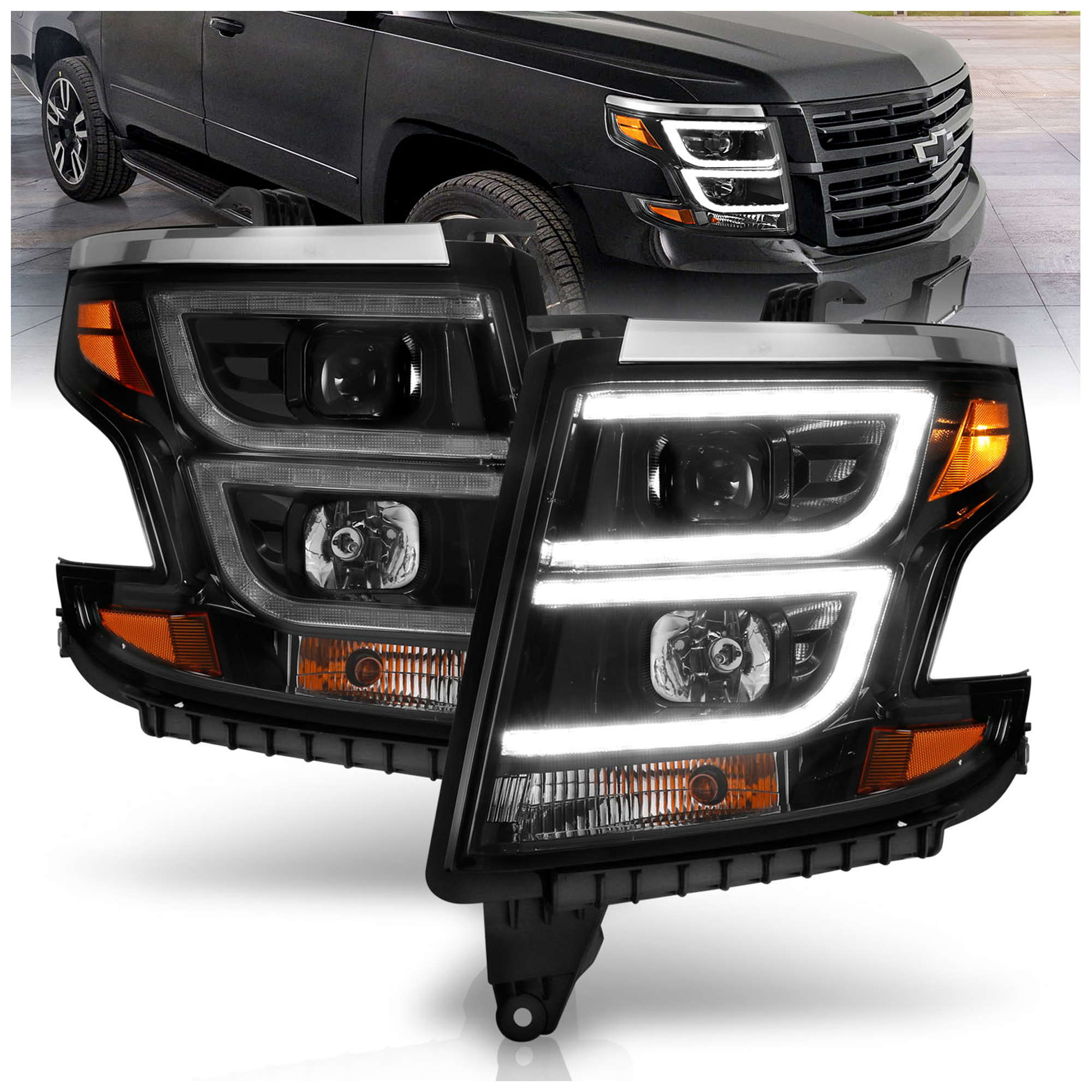 AM Headlights SKU A1R111492 Partslink 22783092-23244327 OEM GM2502406 GM2503406