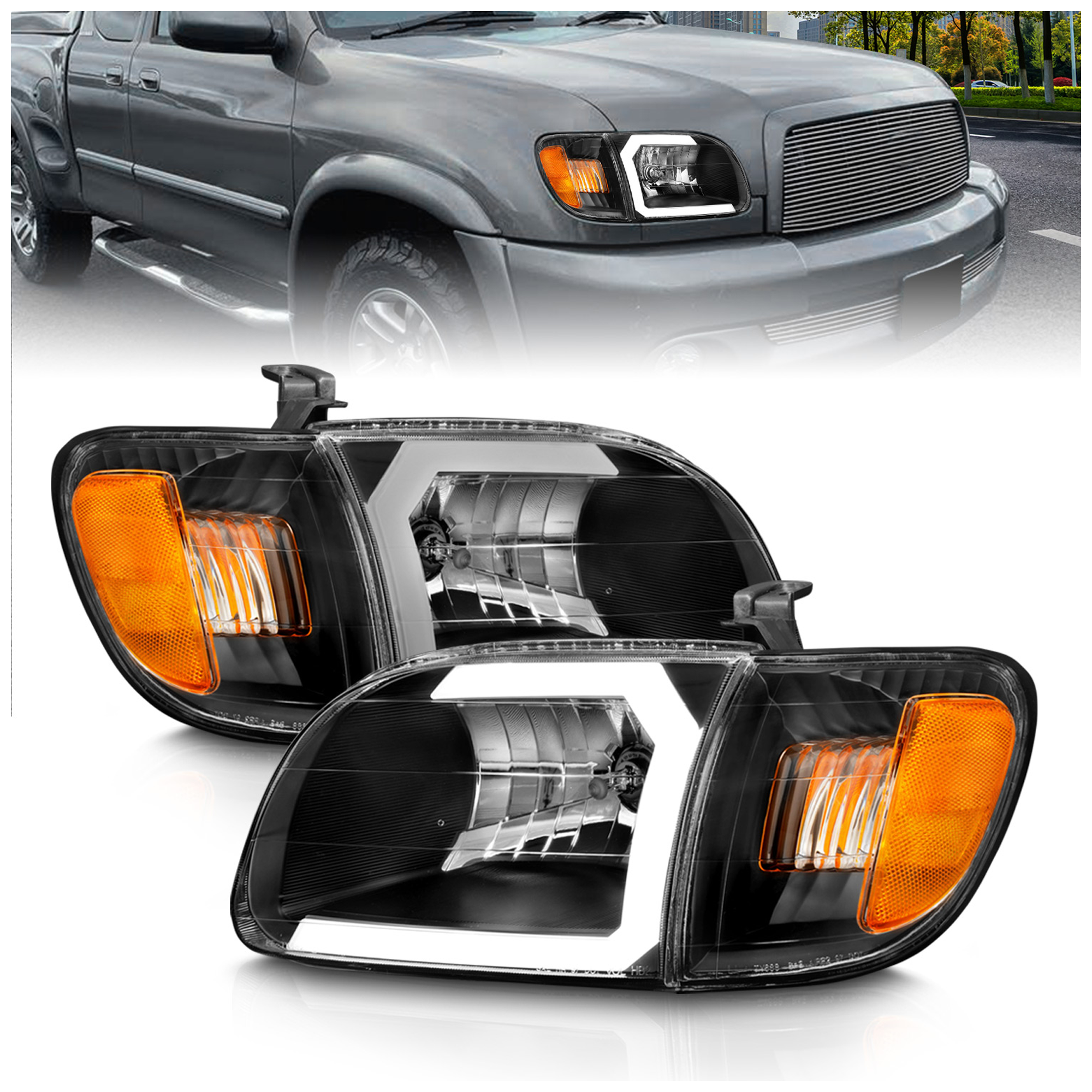 AM Headlight SKU A1R111579 Partslink TO2502144 TO2503144 OEM TO2502144-811100C020