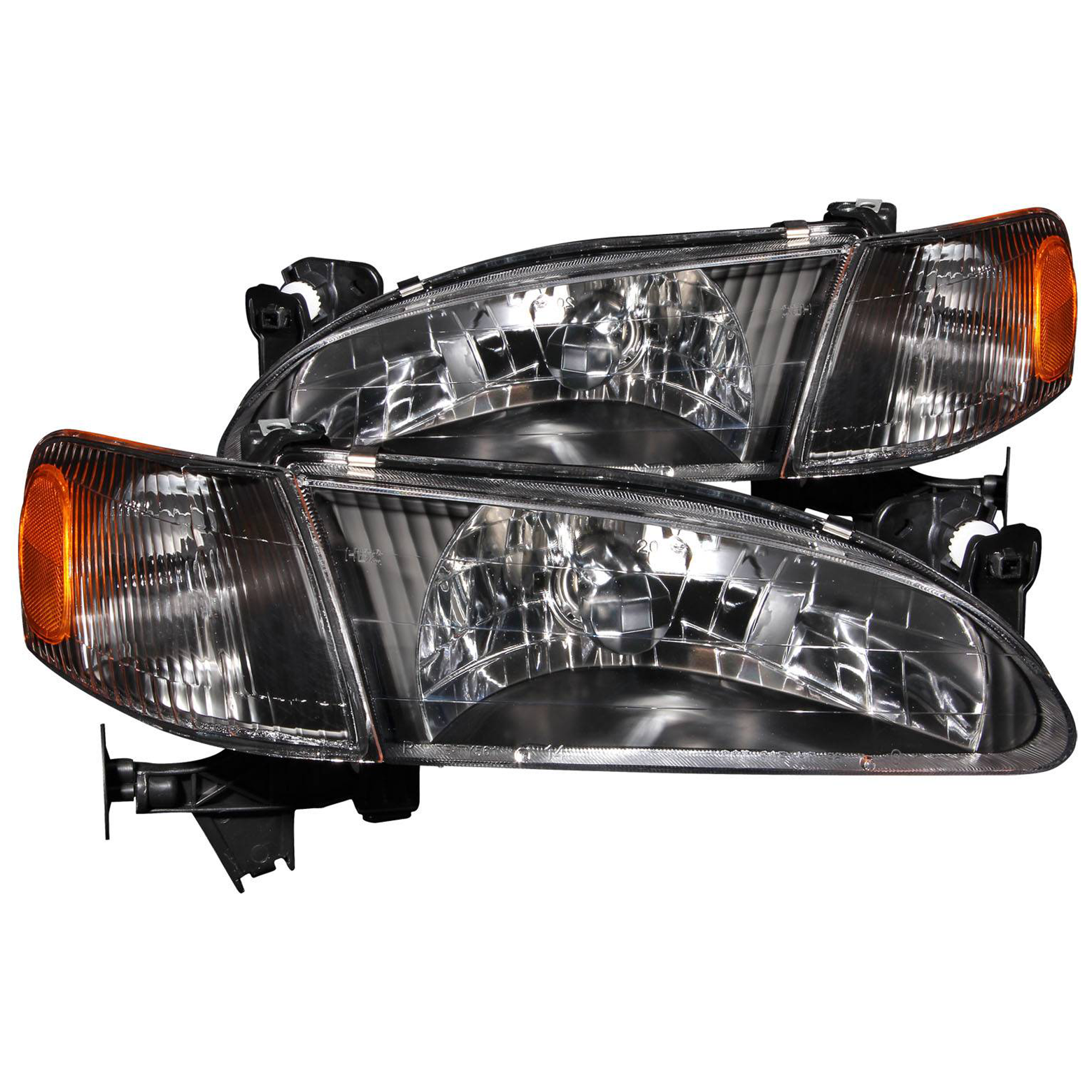 AM HEADLIGHTS|CRYSTAL BLACK SKU A1R121131 Partslink TO2503121 TO2502121 OEM 8115002050-8111002060