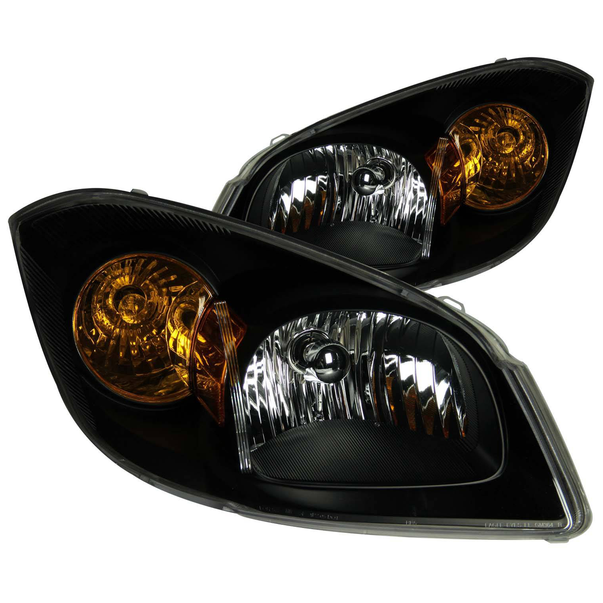 AM HEADLIGHTS|BLACK SKU A1R121154 Partslink GM2502251 GM2503251 OEM GM2502251-15279752