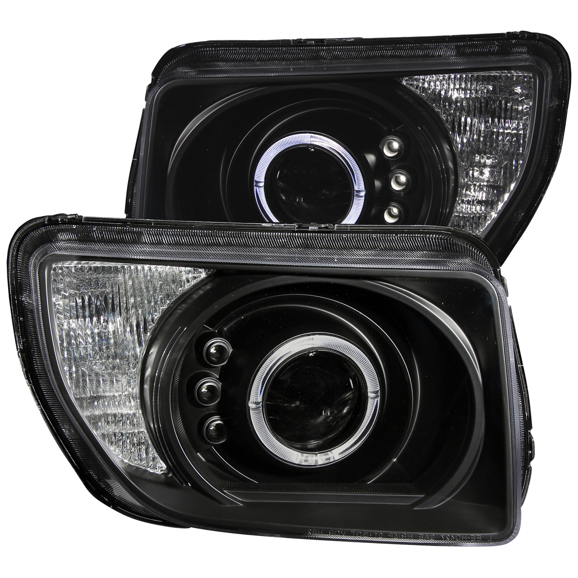 AM HEADLIGHTS|PROJECTOR HALO BLACK CLEAR SKU A1R121432 Partslink HO2518106 HO2519106 OEM HO2518106-33101SCVA01