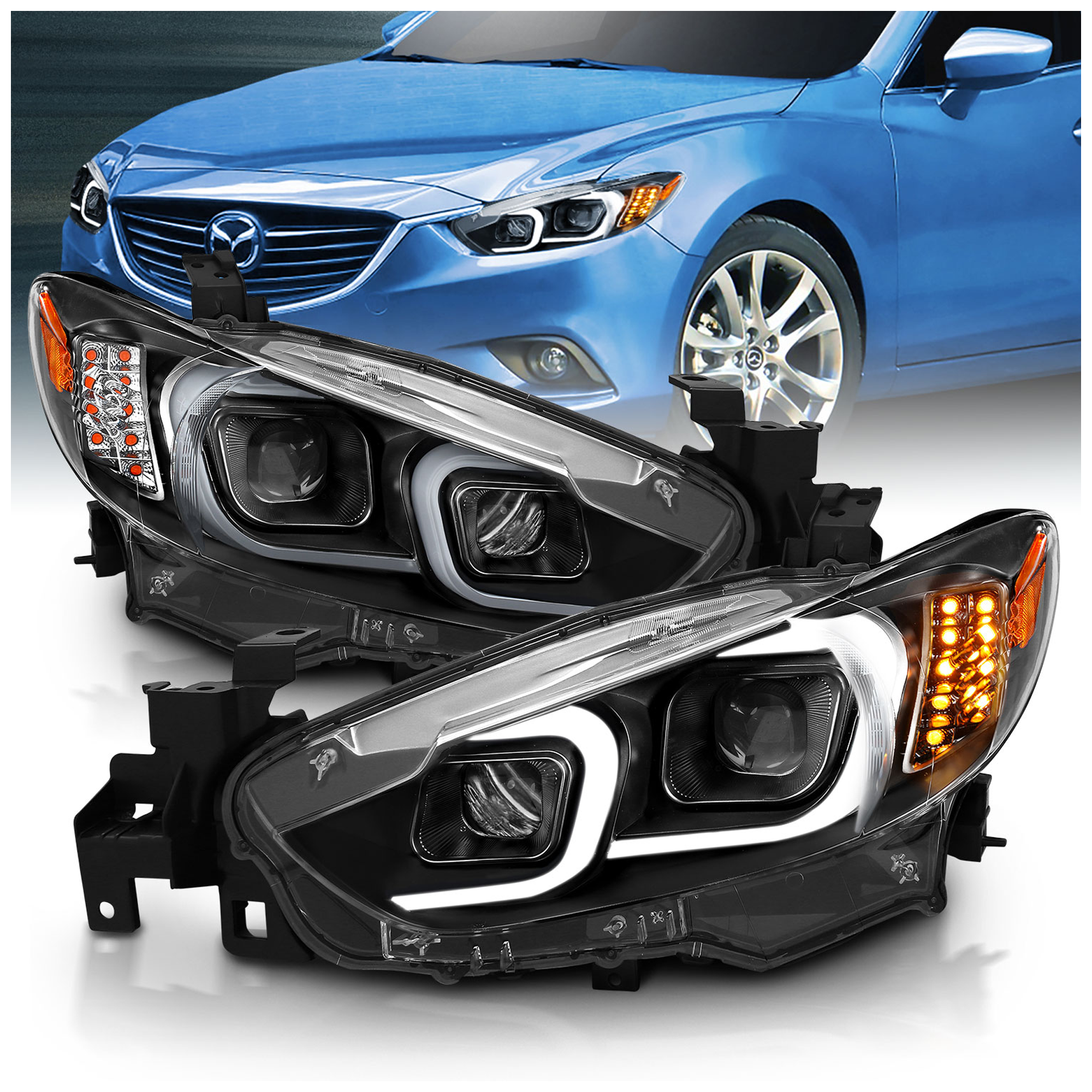 AM Headlight SKU A1R121516 Partslink MA2518160 MA2519160 OEM GJR9510L0C GJR9510K0C