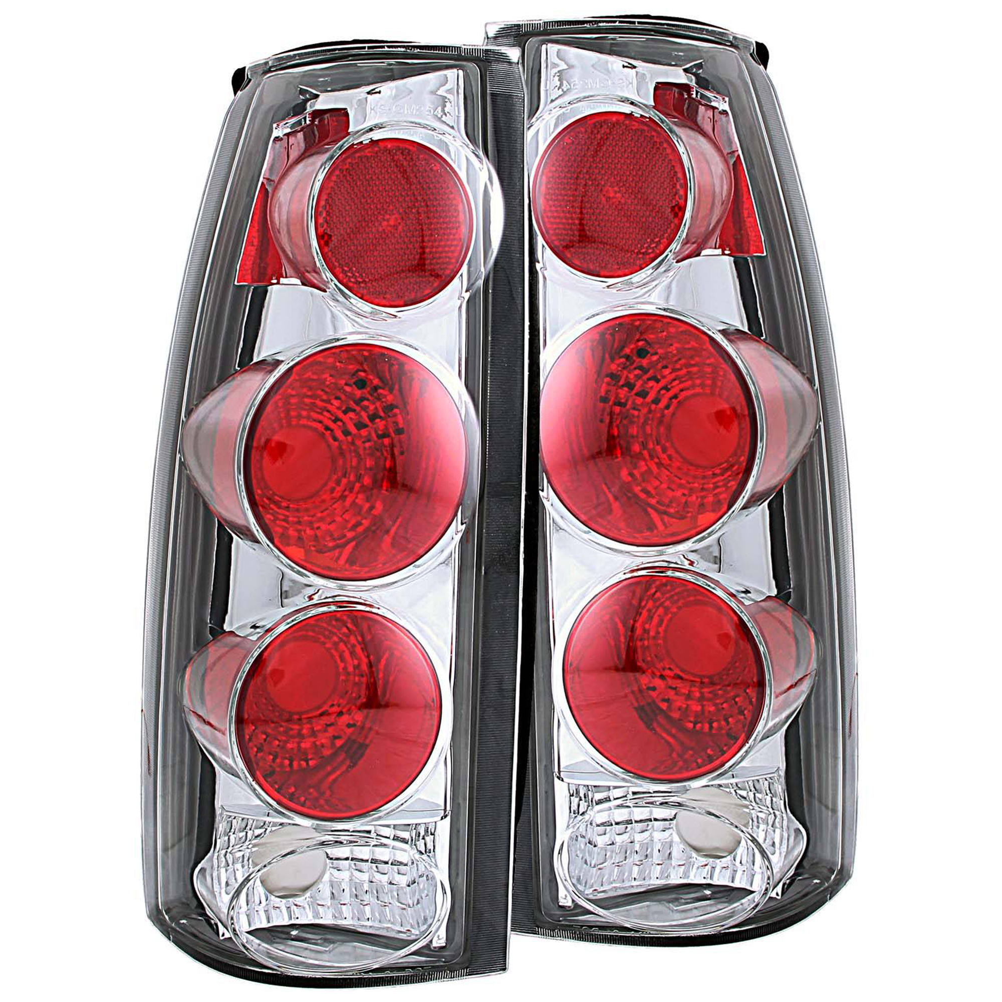 AM TAIL LIGHTS|3D STYLE CHROME SKU A1R211017 Partslink GM2800104 GM2801104 OEM 5977867-5977868