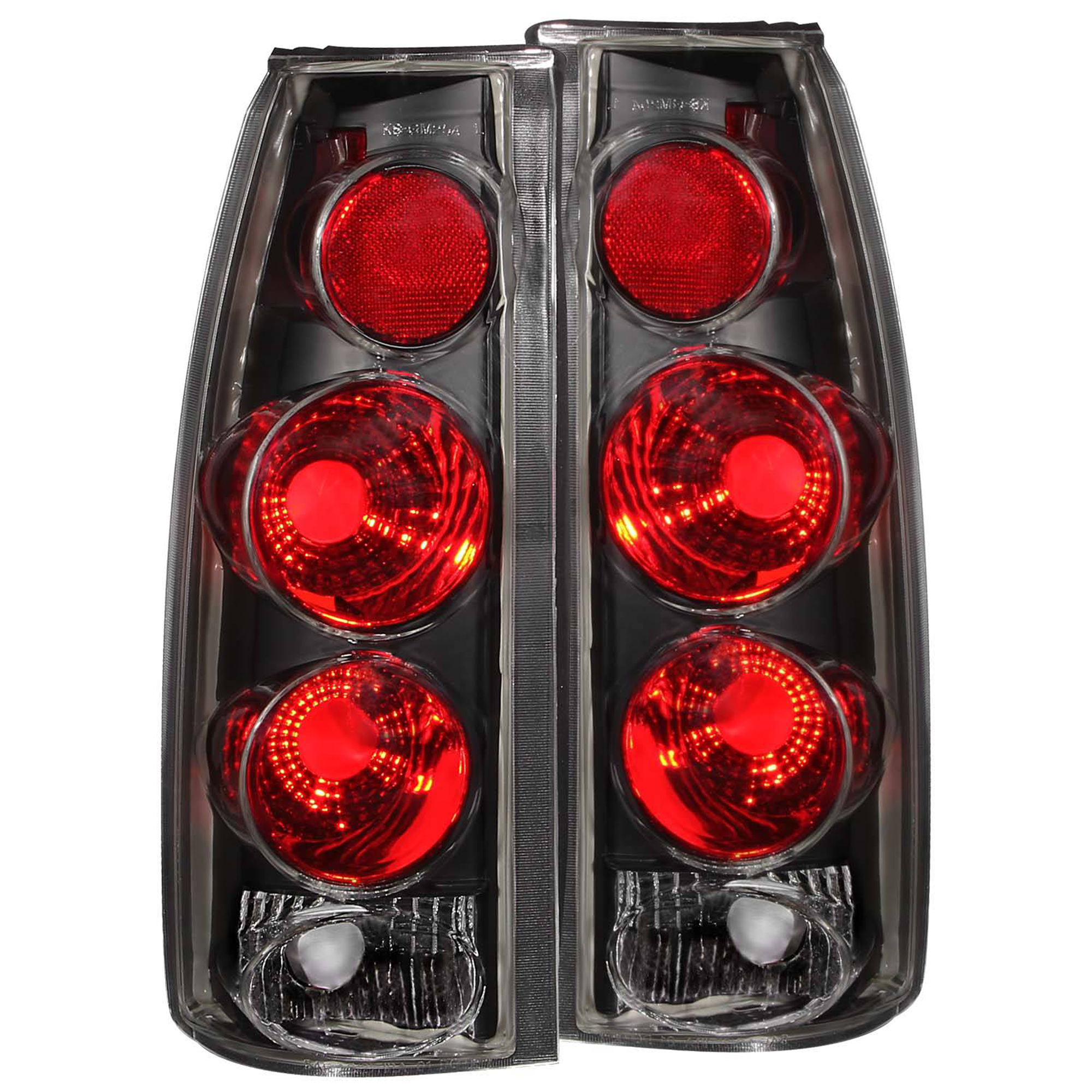 AM TAIL LIGHTS|3D STYLE BLACK SKU A1R211019 Partslink GM2800104 GM2801104 OEM 5977867-5977868