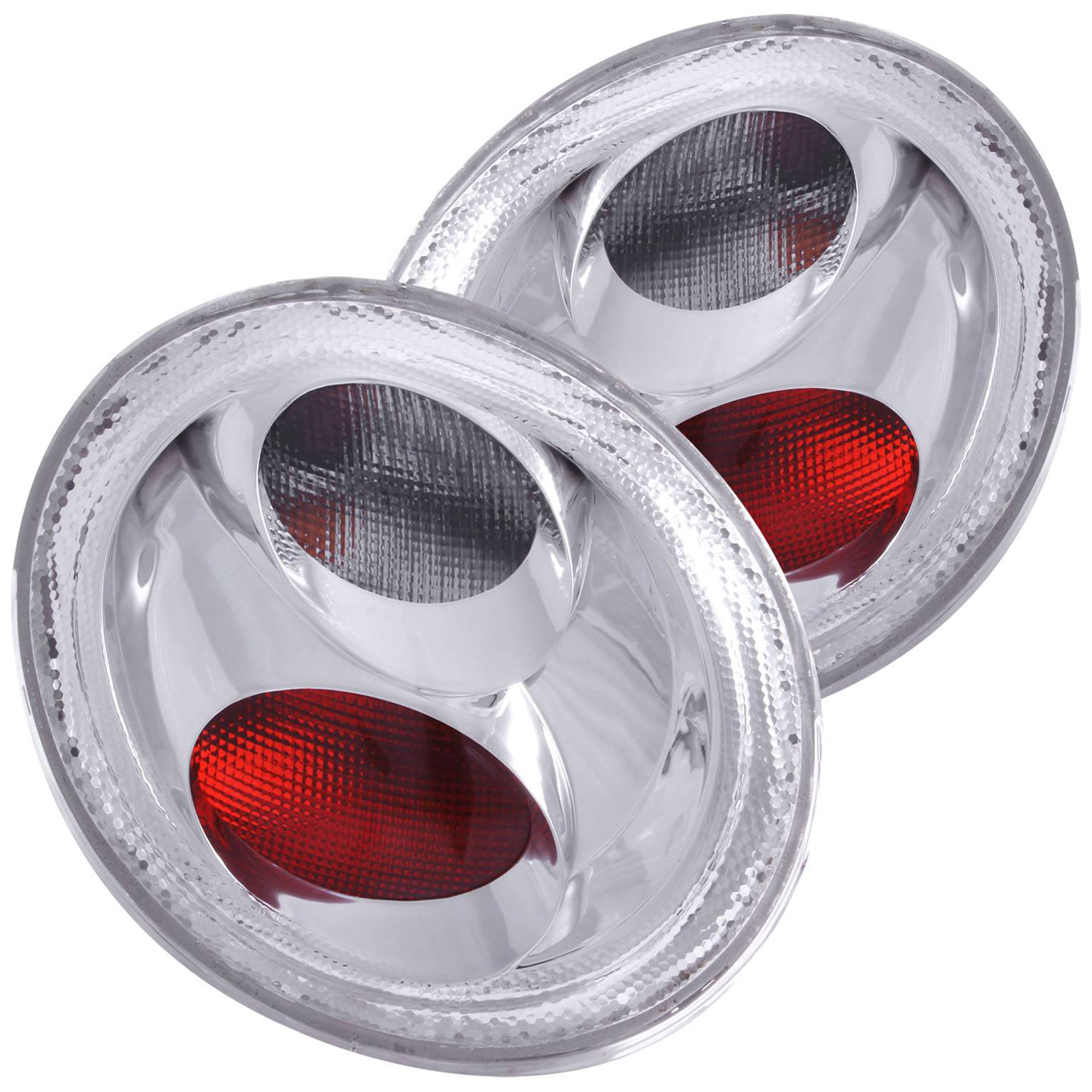 AM TAIL LIGHTS|CHROME SKU A1R221118 Partslink VW2818110 VW2819110 OEM 1C0945095-1C0945096
