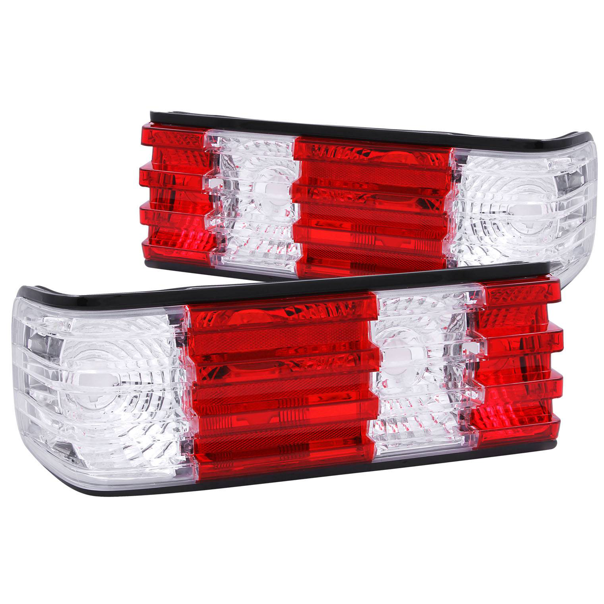 AM TAIL LIGHTS| RED CLEAR SKU A1R221132 Partslink MB2800114 MB2801114 OEM 1248200664-1248203964