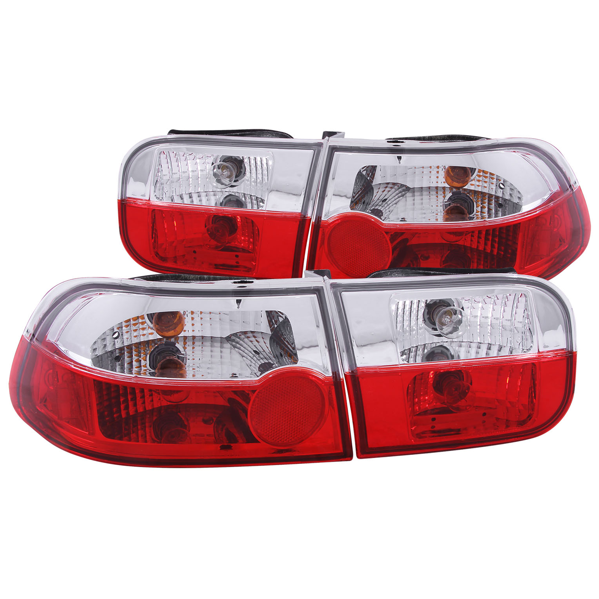 AM TAIL LIGHTS|RED CLEAR SKU A1R221220 Partslink HO2800130 HO2801130 OEM 34156SR4A01-34157SR4A01