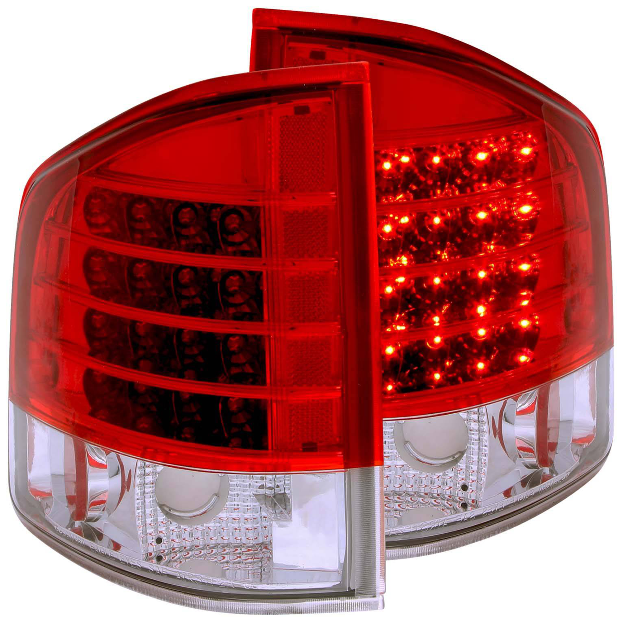 AM LED TAIL LIGHTS|LED RED CLEAR SKU A1R311013 Partslink GM2800124 GM2801124 IZ2800105 IZ2801105 OEM 5978195-15166763-5978196-15166