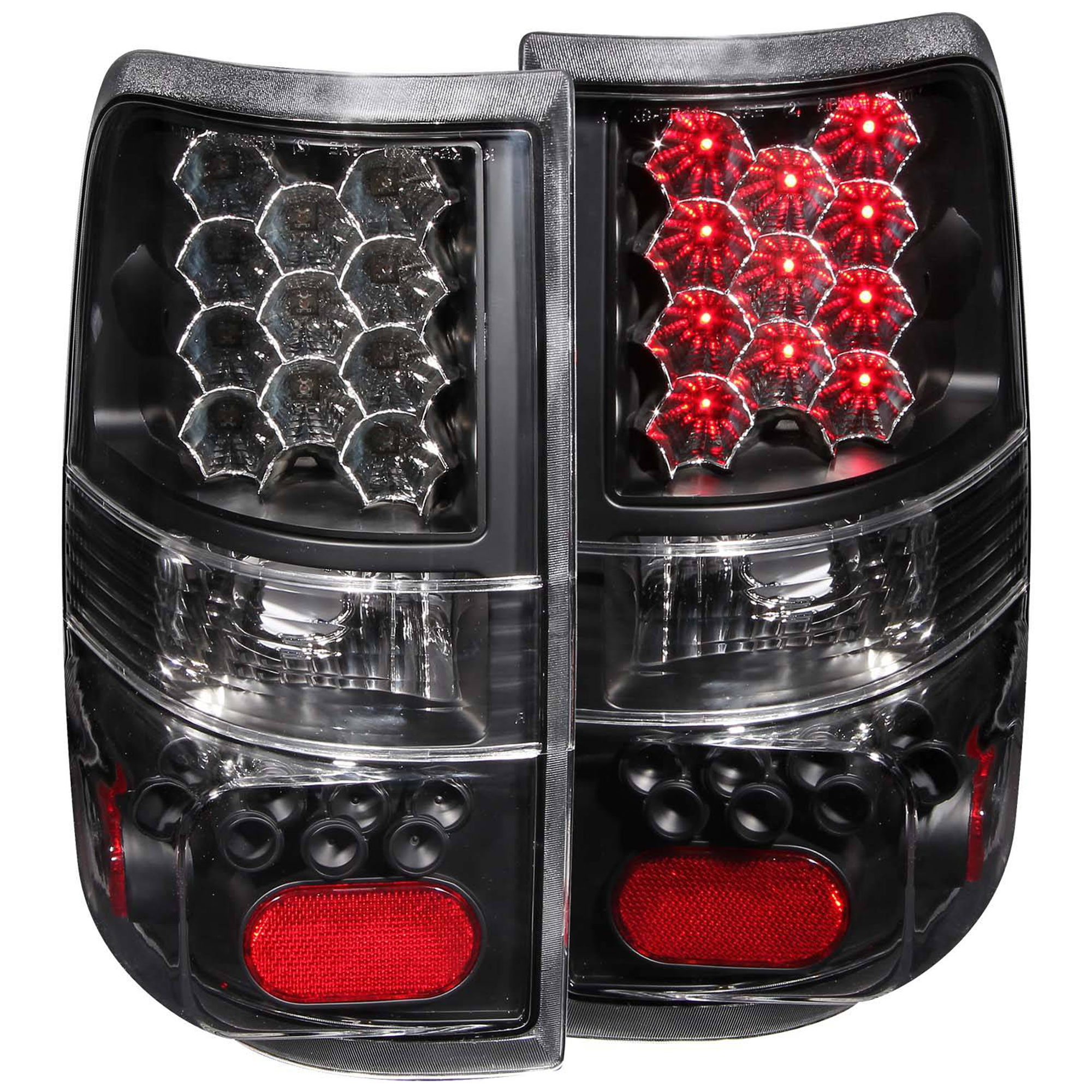 AM LED TAIL LIGHTS|LED BLACK SKU A1R311024 Partslink FO2800182 FO2801182 OEM FO2800182 FO2801182