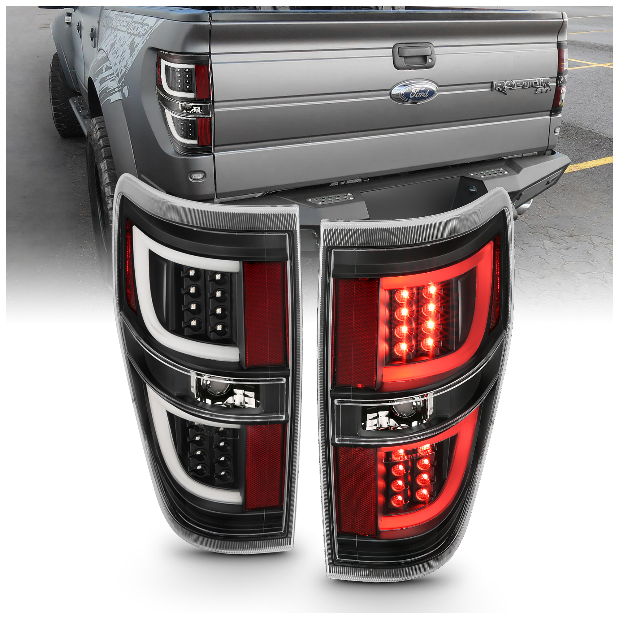 AM Tail Light SKU A1R311257 Partslink FO2818143 FO2819143 FO2818148 FO2819148 OEM BL3Z 13404 B BL3Z 13405 B