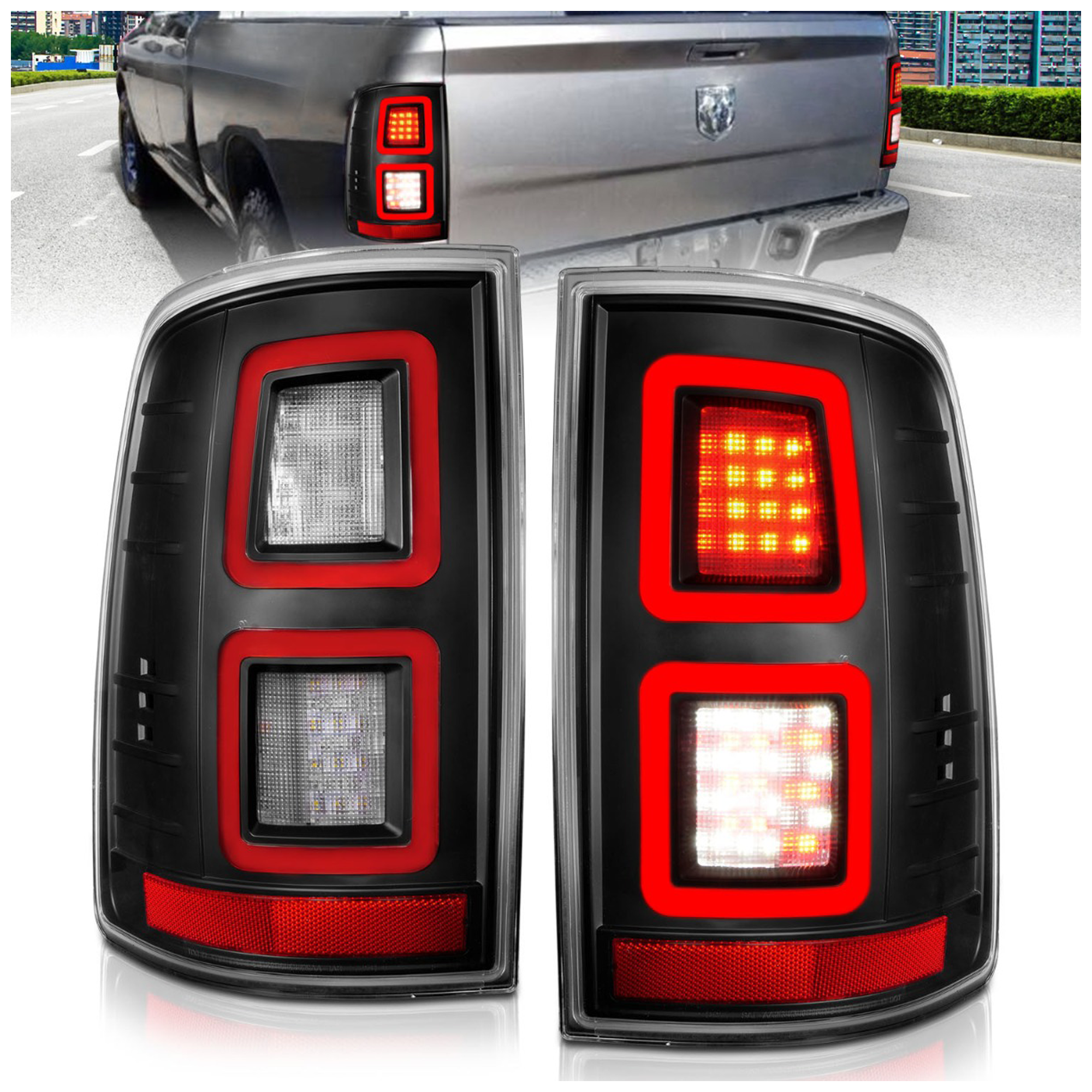 AM Tail Light SKU A1R311273 Partslink CH2819124 CH2818124 OEM 55277414AB 55277414AA