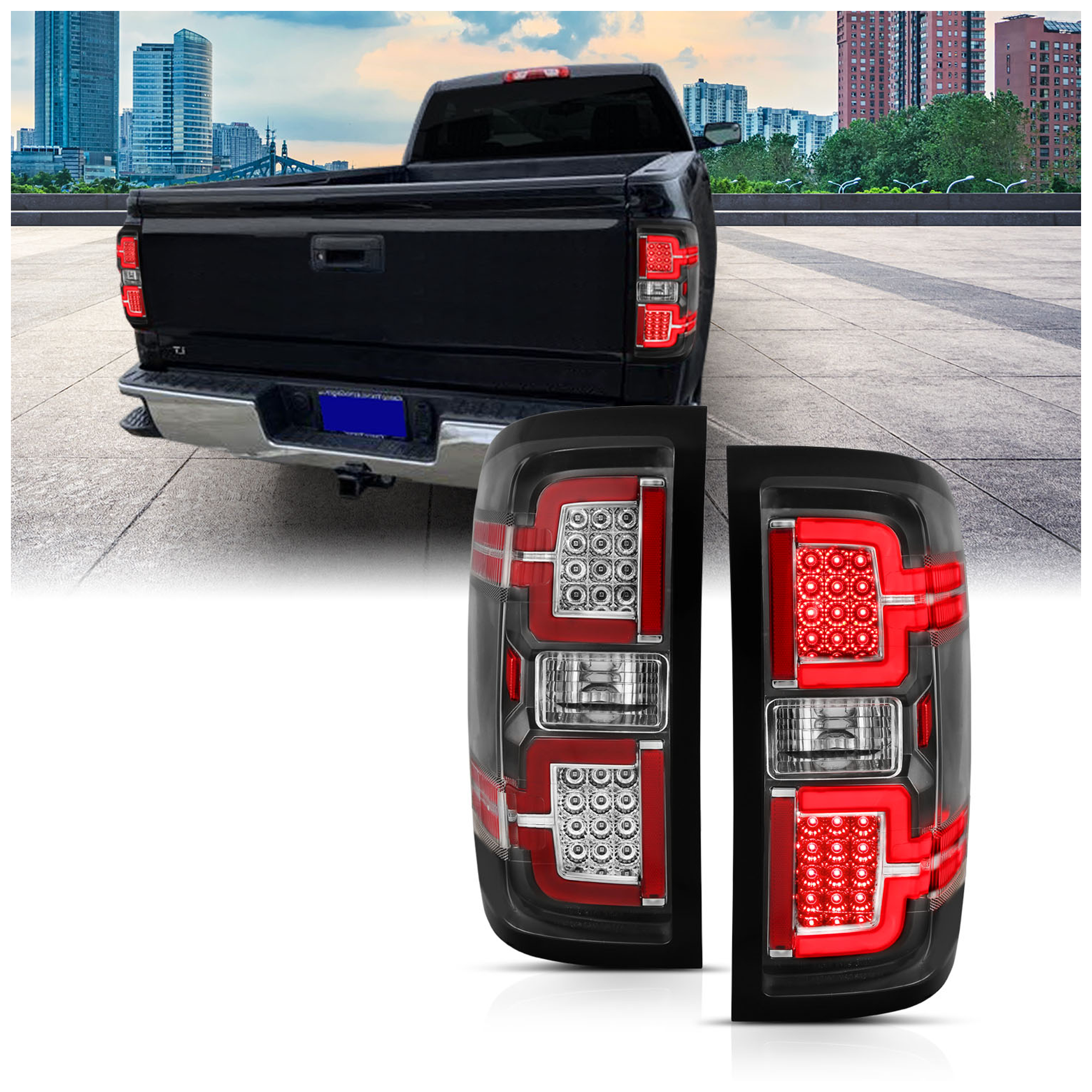 AM Tail Light SKU A1R311289 Partslink GM2801261 GM2800261 GM2800293 GM2801293 OEM 23141274-23141275-23431875-234