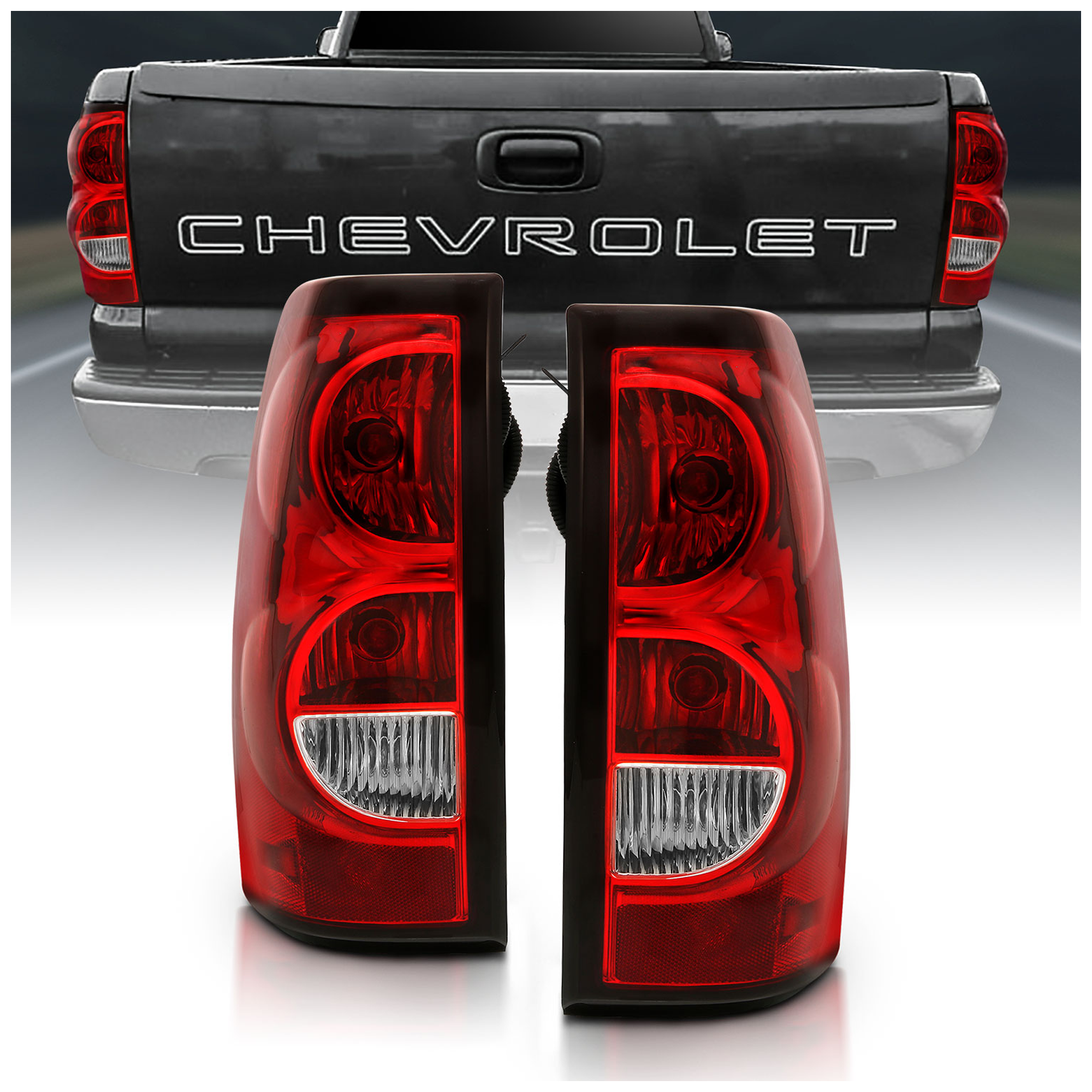 AM Tail Lights SKU A1R311302 Partslink GM2800174 GM2801174 OEM 19169004-19169005