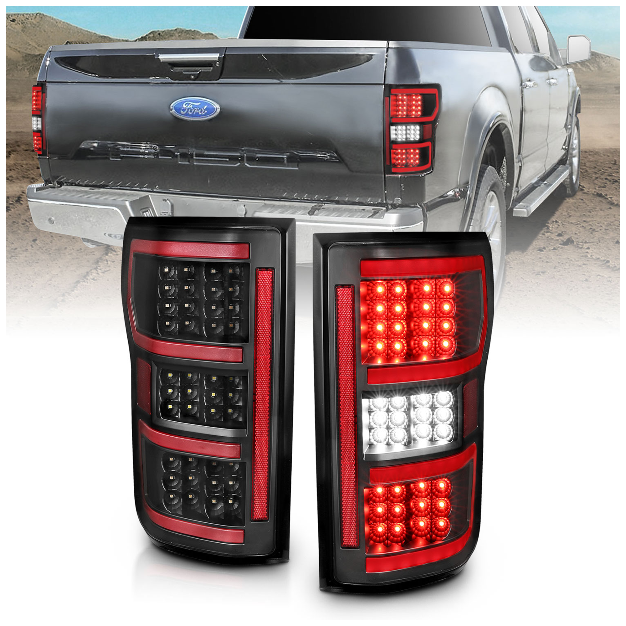 AM LED Tail Lights SKU A1R311314