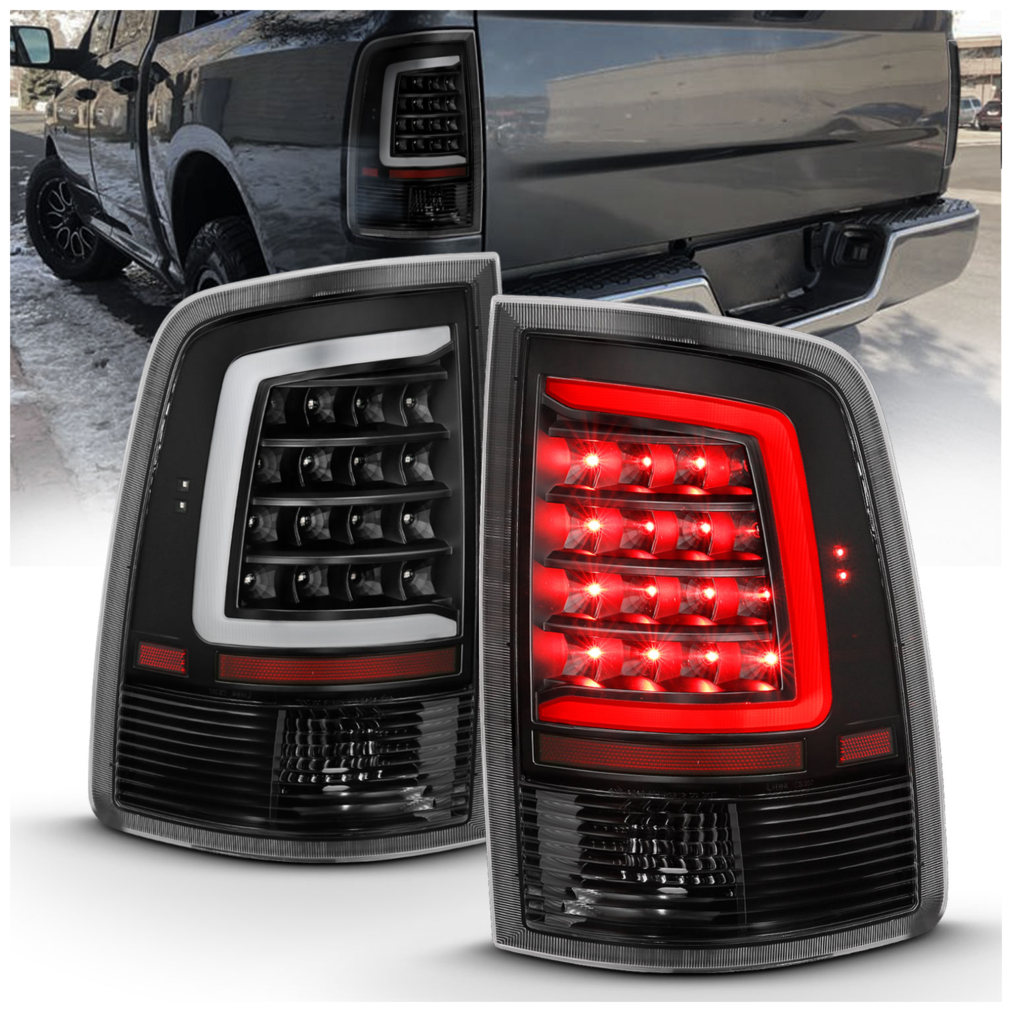 AM Tail Lights SKU A1R311318 Partslink CH2818124 CH2819124 OEM 55277414AC 55277415AC 55277414