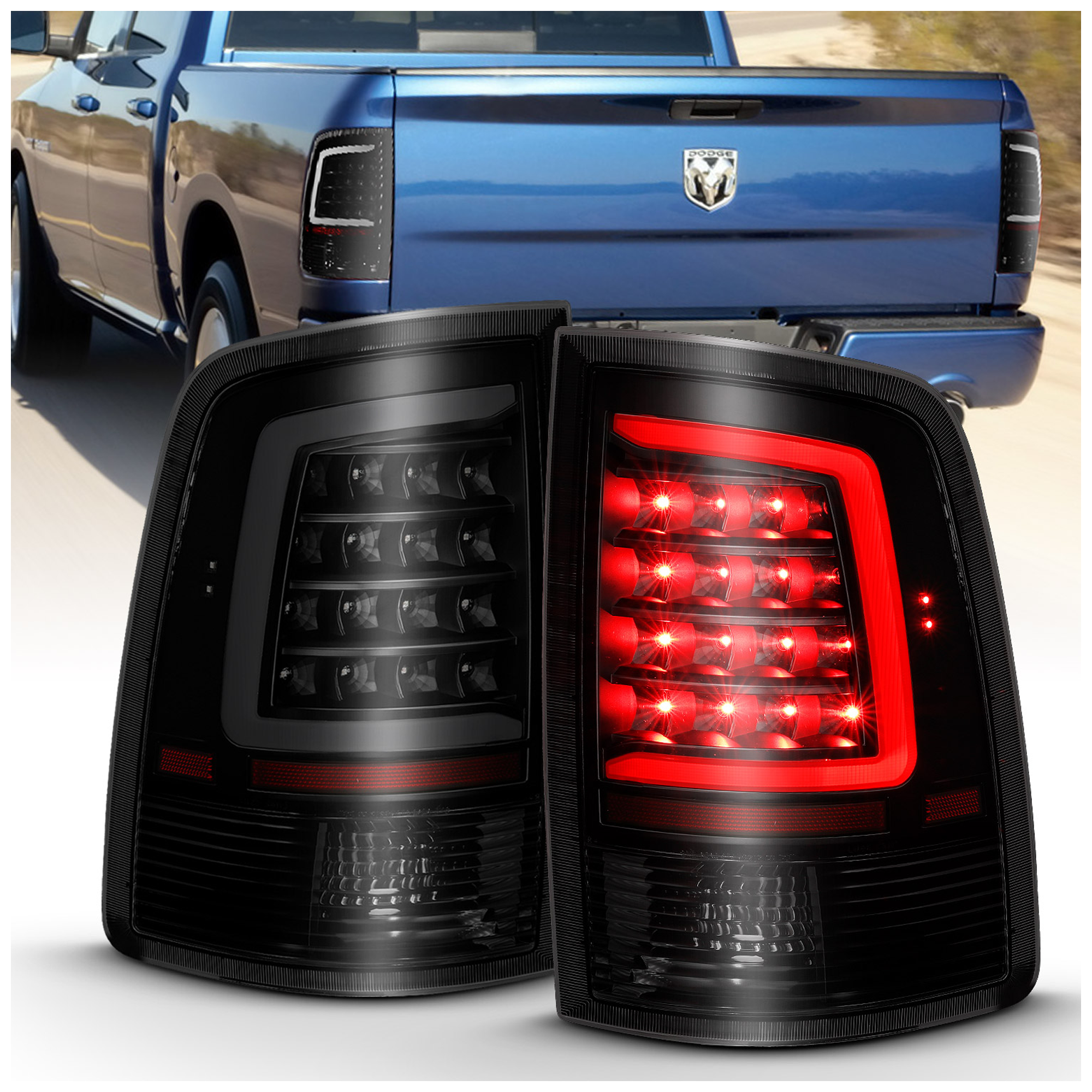 AM Tail Lights SKU A1R311319 Partslink CH2818124 CH2819124 OEM 55277414AC 55277415AC 55277414